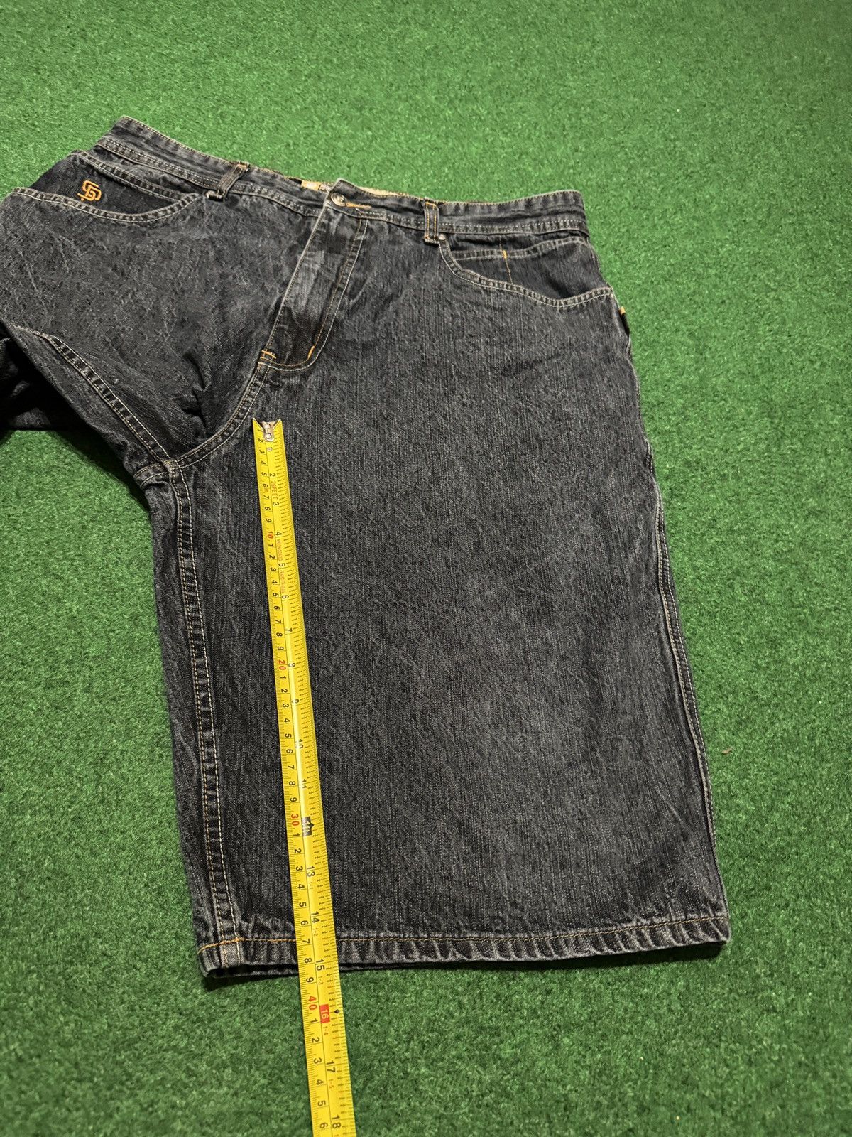 Vintage State Property Baggy Jorts 38 Cargo 15” Hip Hop Denim Shorts Size US 38 / EU 54 - 8 Thumbnail