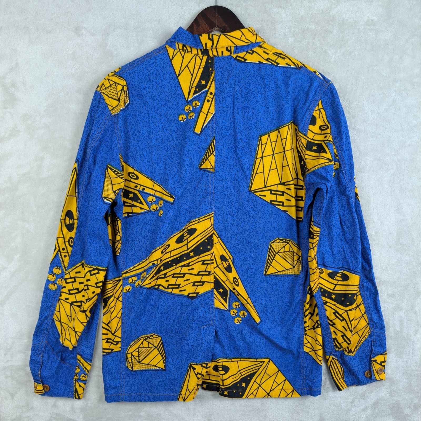 Other Nisus Hotel Japan African Wax DJ Turntable Print Shirt Size US M / EU 48-50 / 2 - 8 Thumbnail