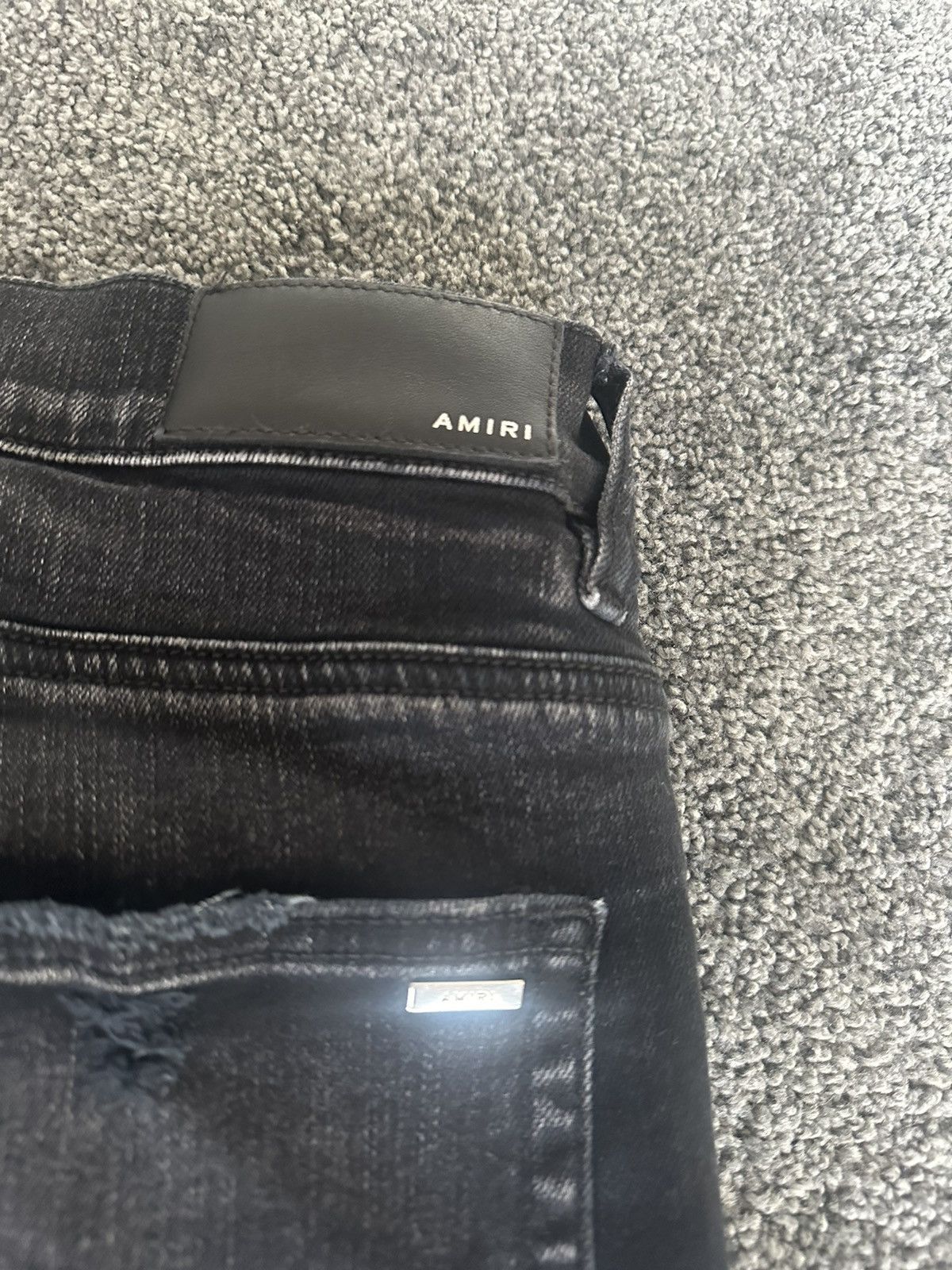 Amiri Amiri Black MX1 Bandana Jeans Size US 34 / EU 50 - 8 Thumbnail