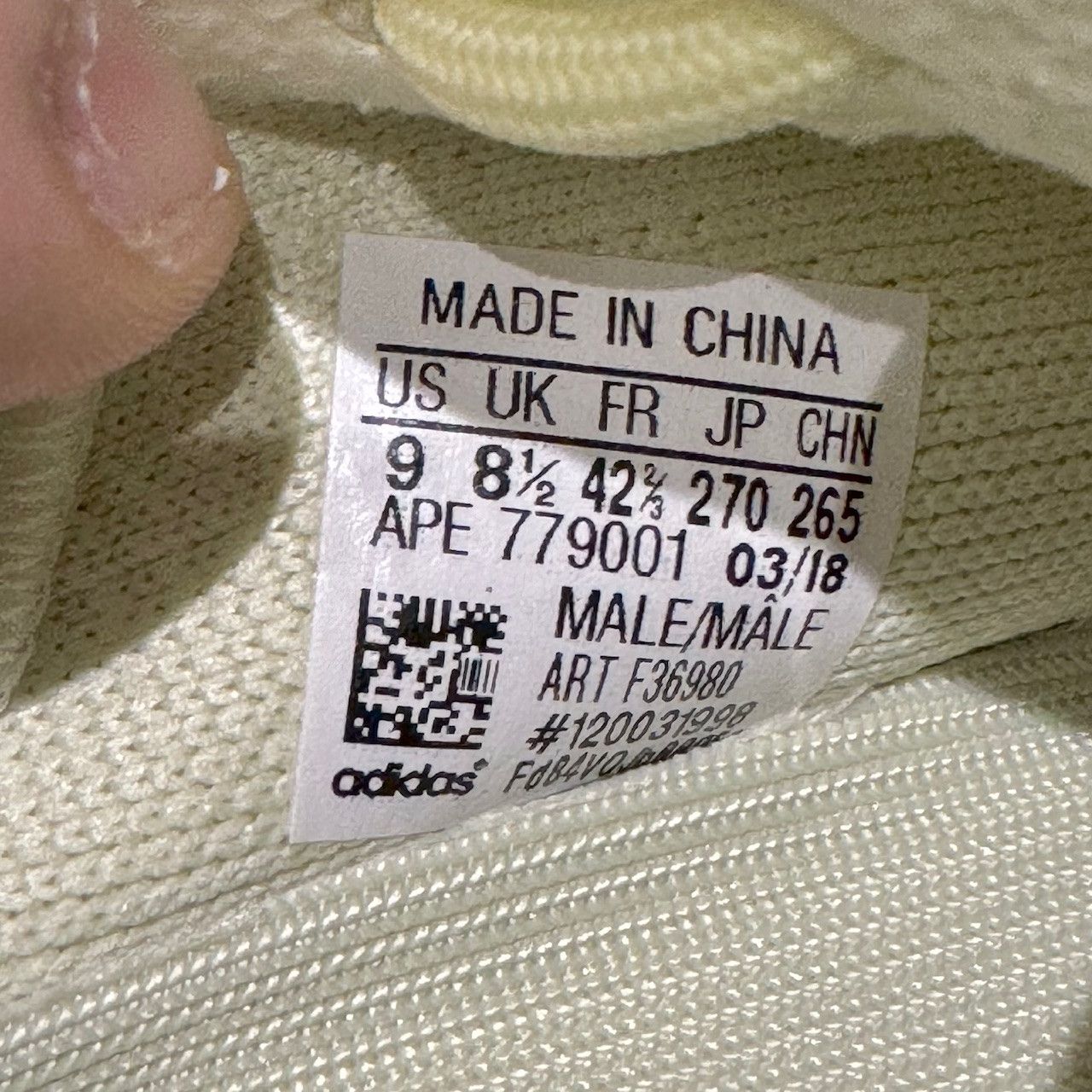 Adidas × Kanye West Adidas Yeezy 350 Butter Sneakers Size US 9 / EU 42 - 10 Thumbnail