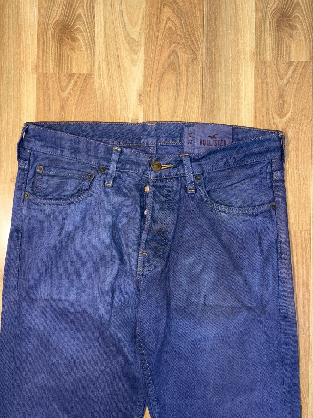 Hollister Y2K streetwear hollister low rise bootcut faded jeans Size US 32 / EU 48 - 3 Thumbnail