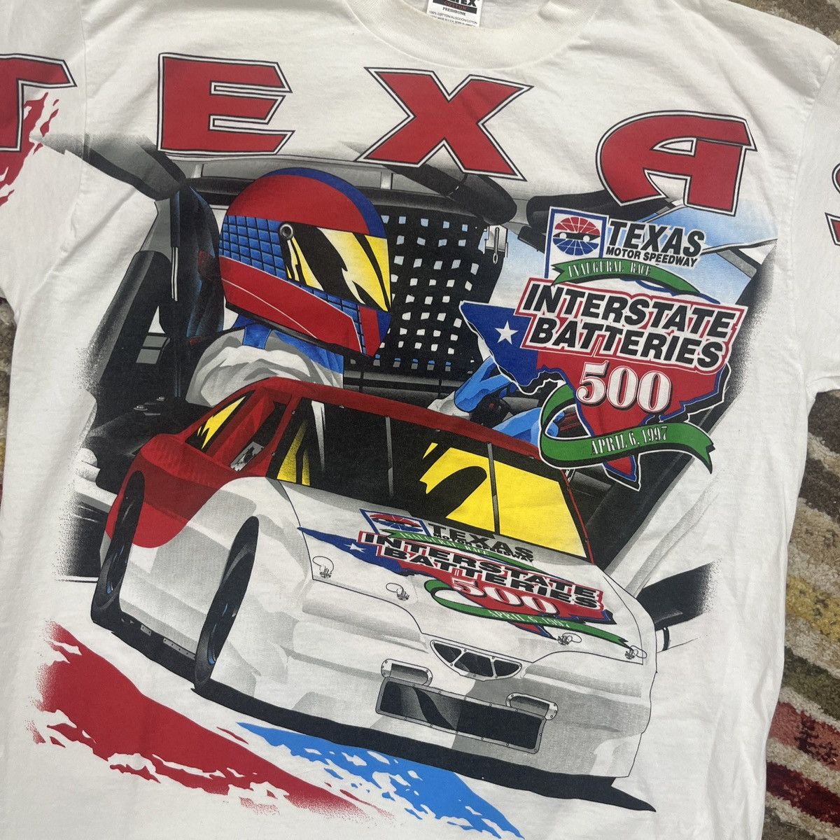 Chase Authentics × NASCAR × Vintage VTG 1997 Mark Martin Texas AOP Made In USA Size US XL / EU 56 / 4 - 2 Thumbnail