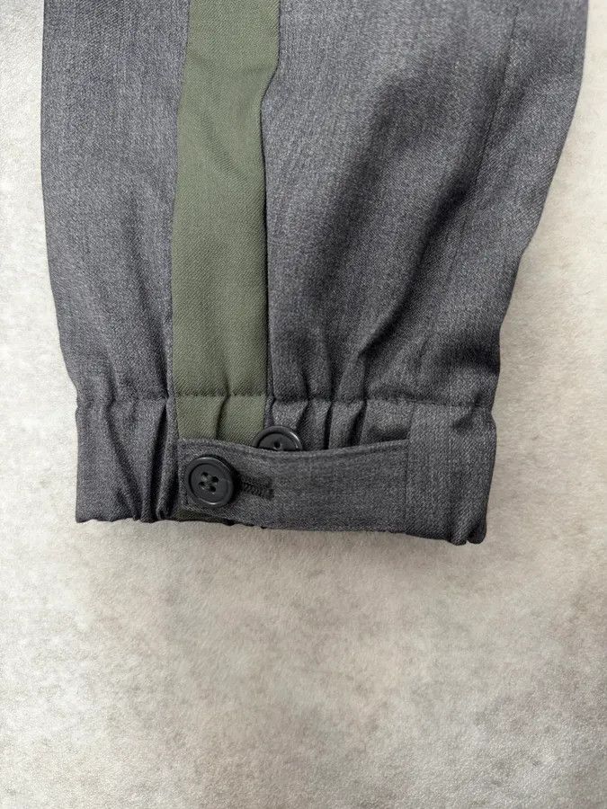 Emporio Armani 2010s Emporio Armani Grey & Olive Lined Cozy Zip-up Jacket Size US M / EU 48-50 / 2 - 10 Thumbnail