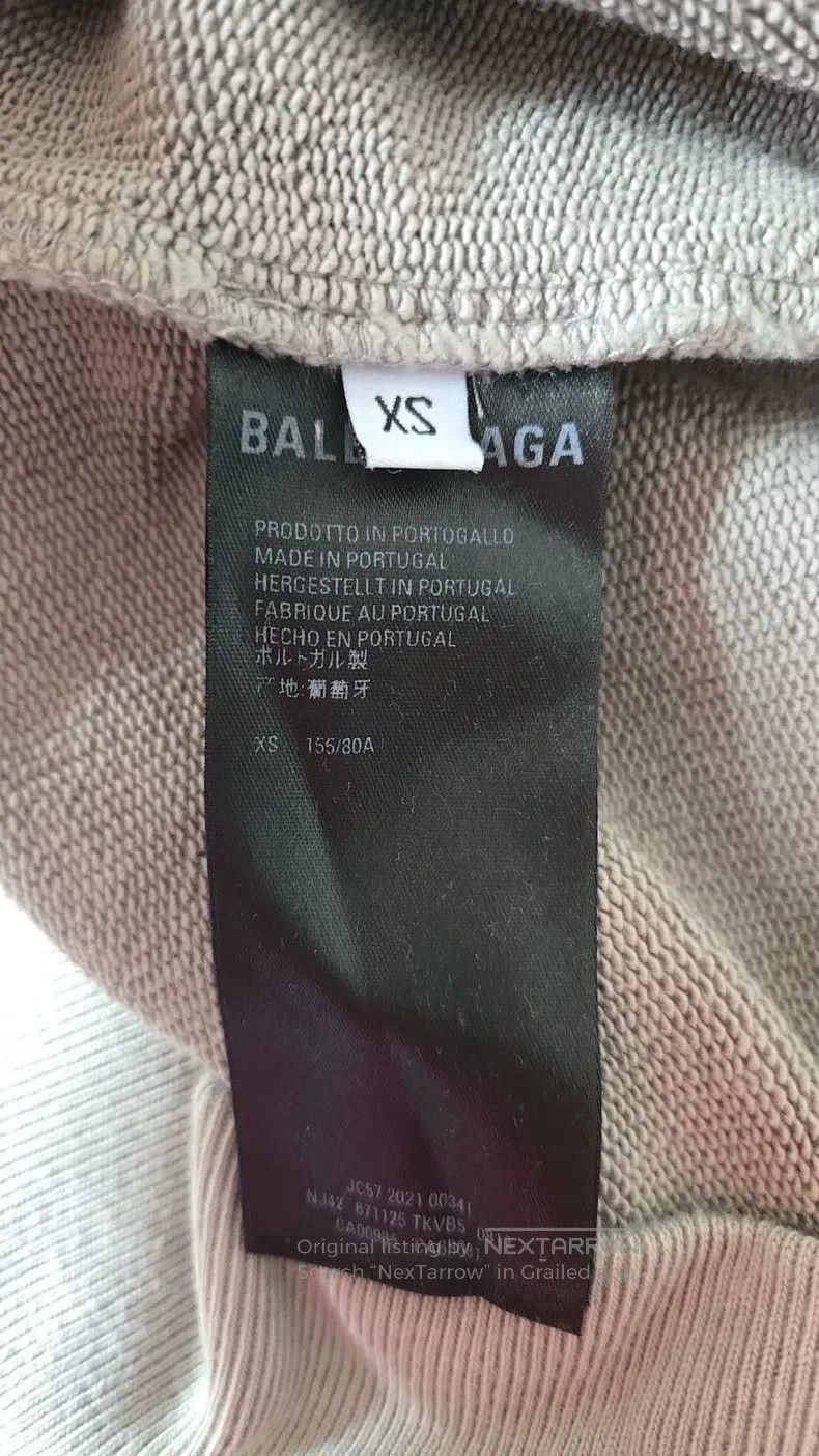 Balenciaga Balenciaga Embroidered Logo Sweatshirt XS Size US XS / EU 42 / 0 - 4 Thumbnail