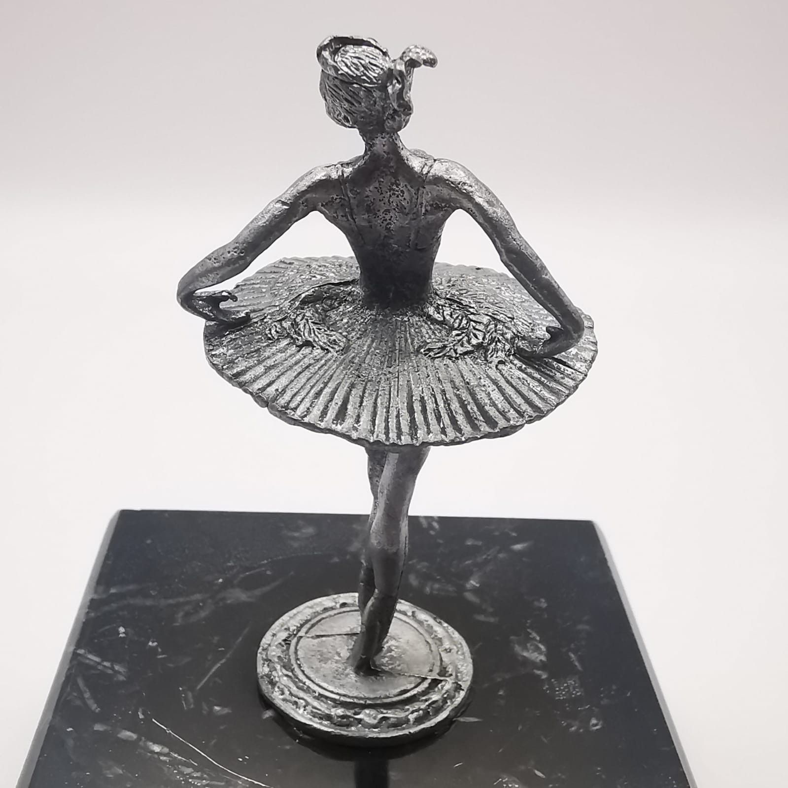 Vintage Vintage Figurine "Ballerina" Handmade Tin,Marble 375g Size ONE SIZE - 1 Thumbnail