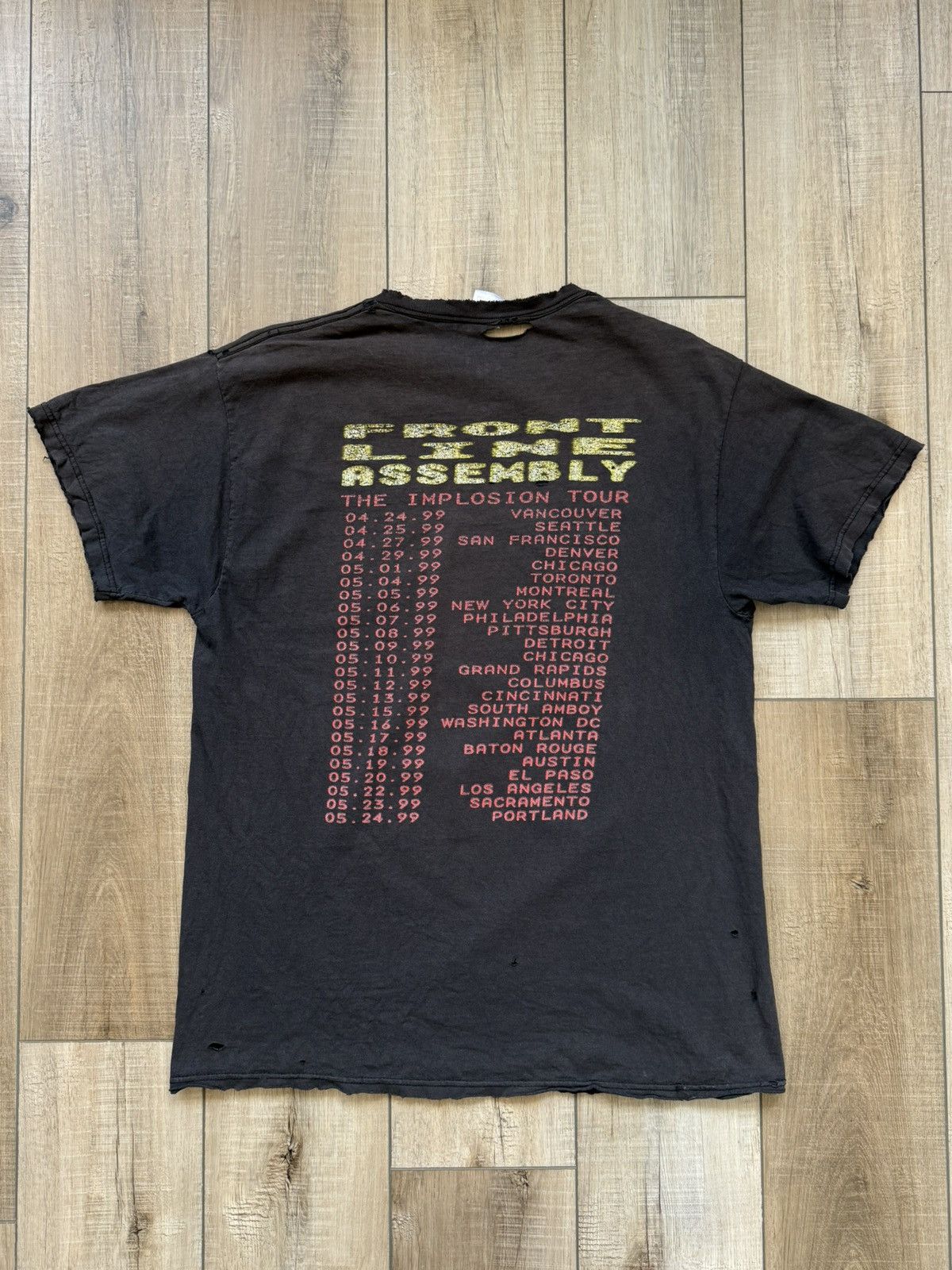 Band Tees Front Line Assembley Size US XL / EU 56 / 4 - 2 Thumbnail