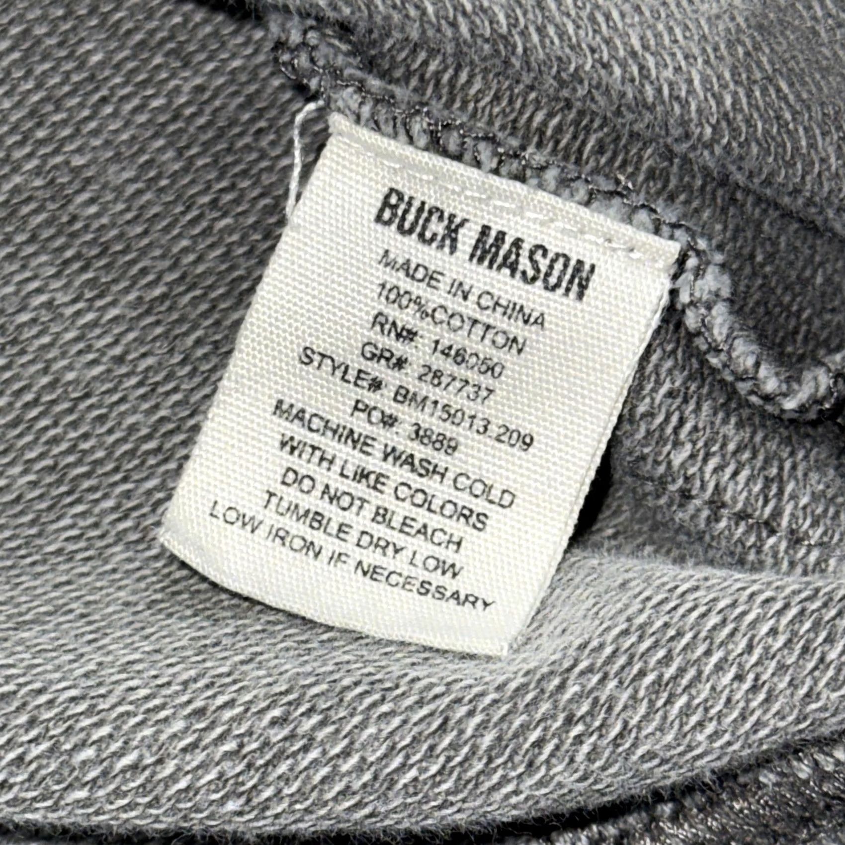 Buck Mason Buck Mason Sweatshirt Hoodie Mens Medium Gray Pullover Washed Cotton Pocket Size US M / EU 48-50 / 2 - 5 Thumbnail