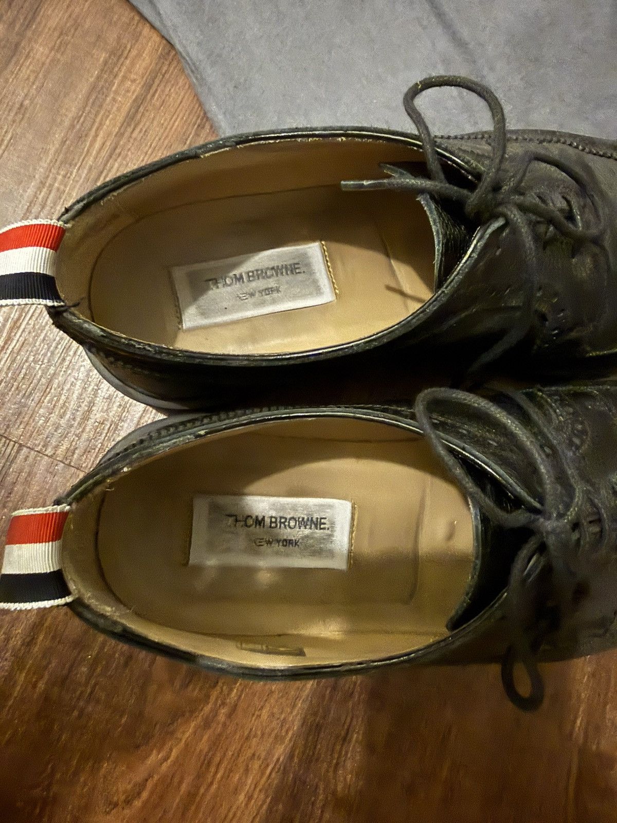 Thom Browne Thom Browne Pebble Grain Longwing Brogues Size US 10 / EU 43 - 2 Thumbnail