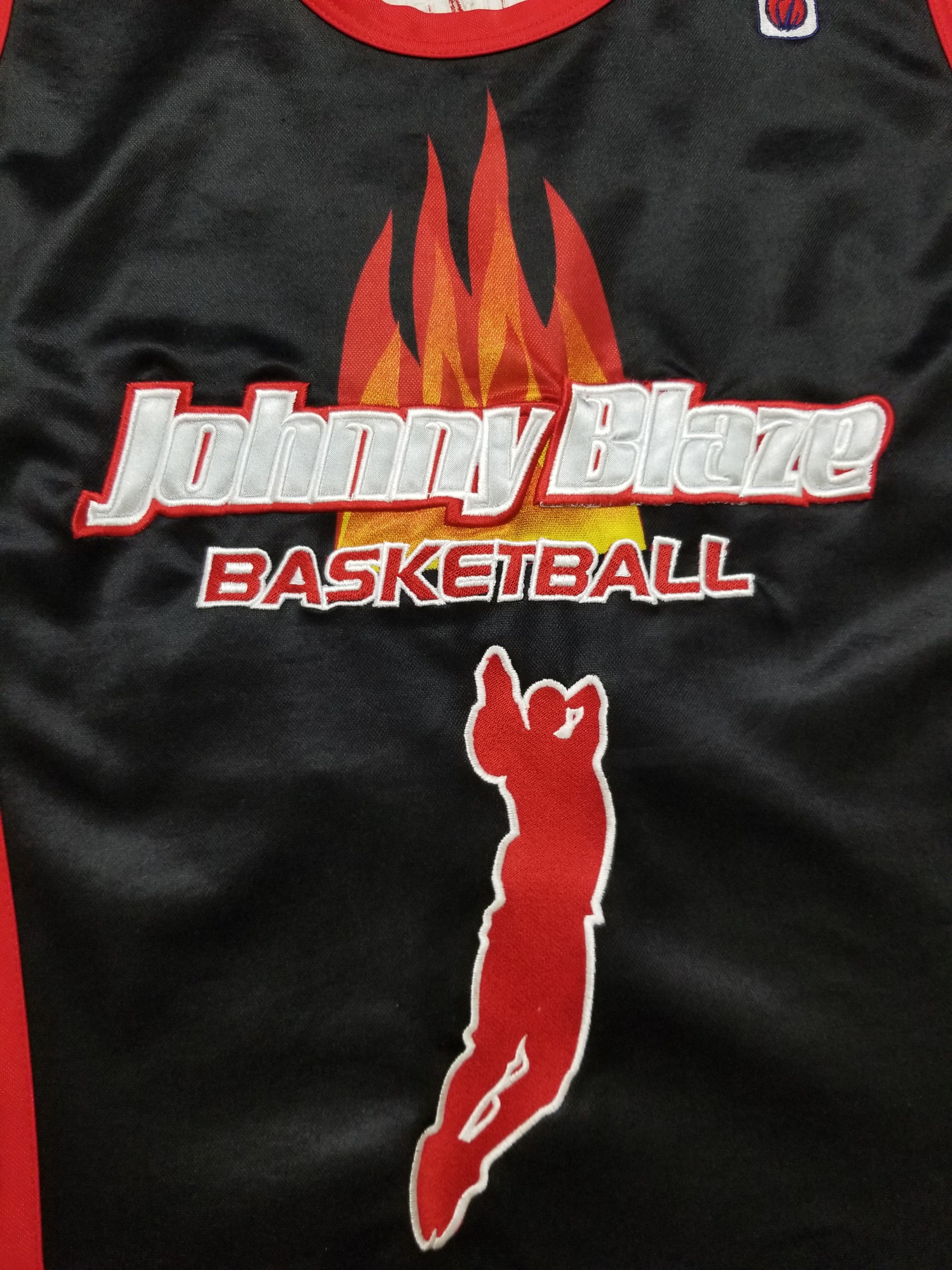 Other Johnny Blaze Embroidered Basketball Logo Method Man Jersey Size US M / EU 48-50 / 2 - 15 Thumbnail