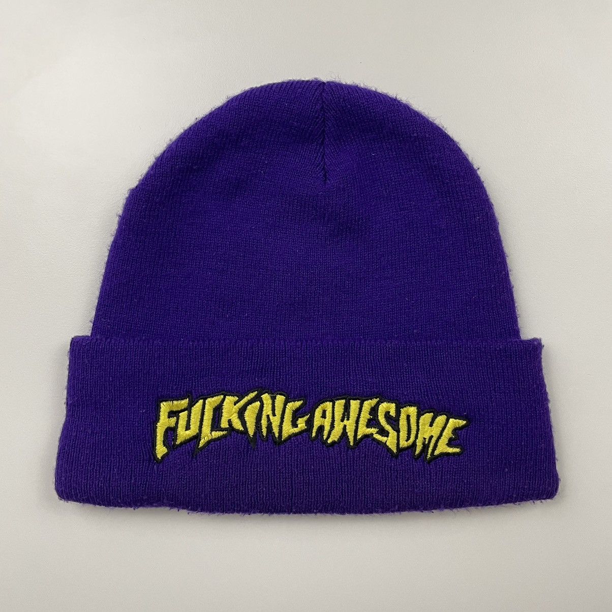 Fucking Awesome World Cup Cuff Beanie - Black | Flatspot
