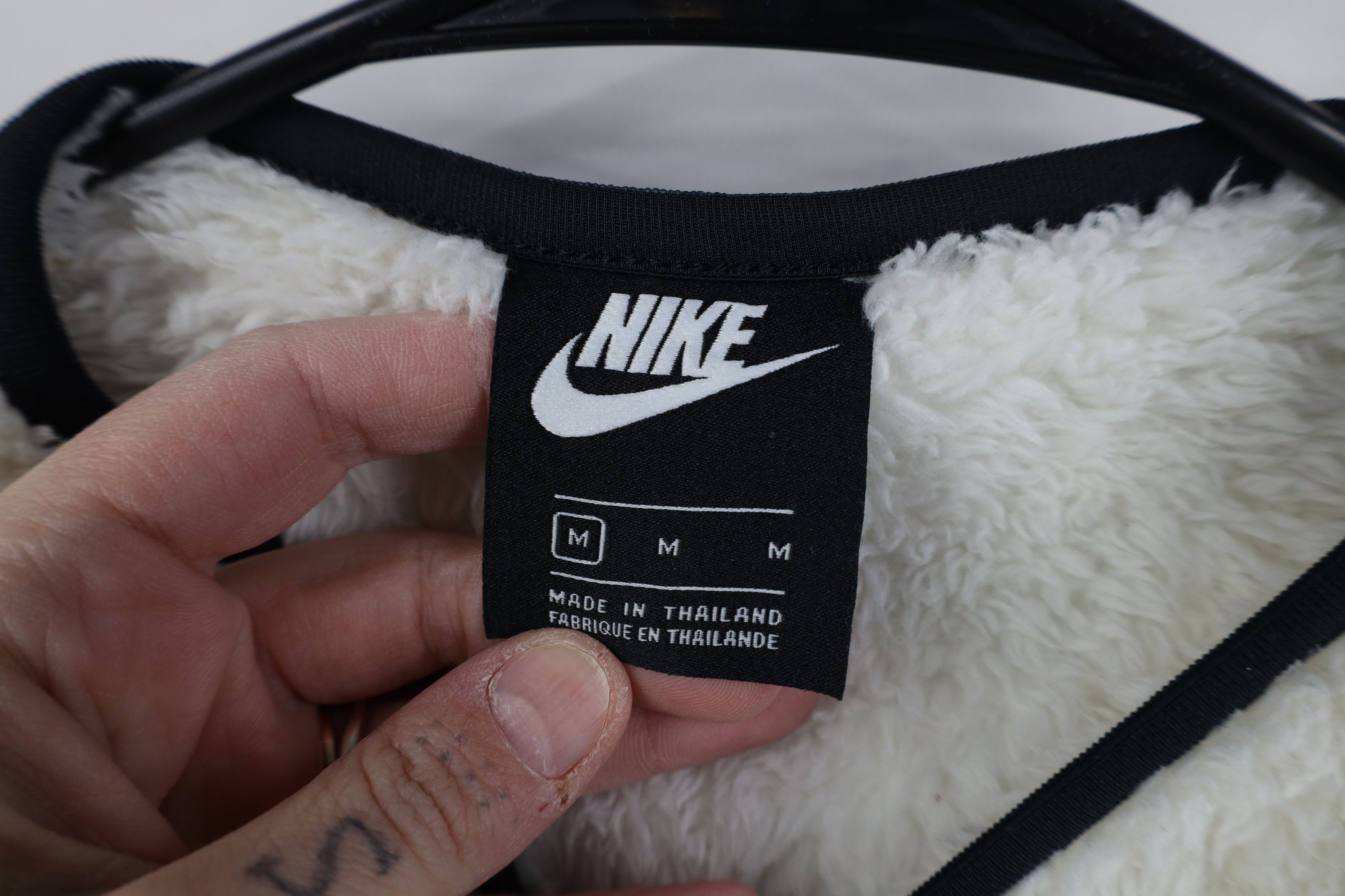 Nike Nike Sportswear NSW Sherpa Plush Fleece Jacket White Size M / US 6-8 / IT 42-44 - 8 Thumbnail