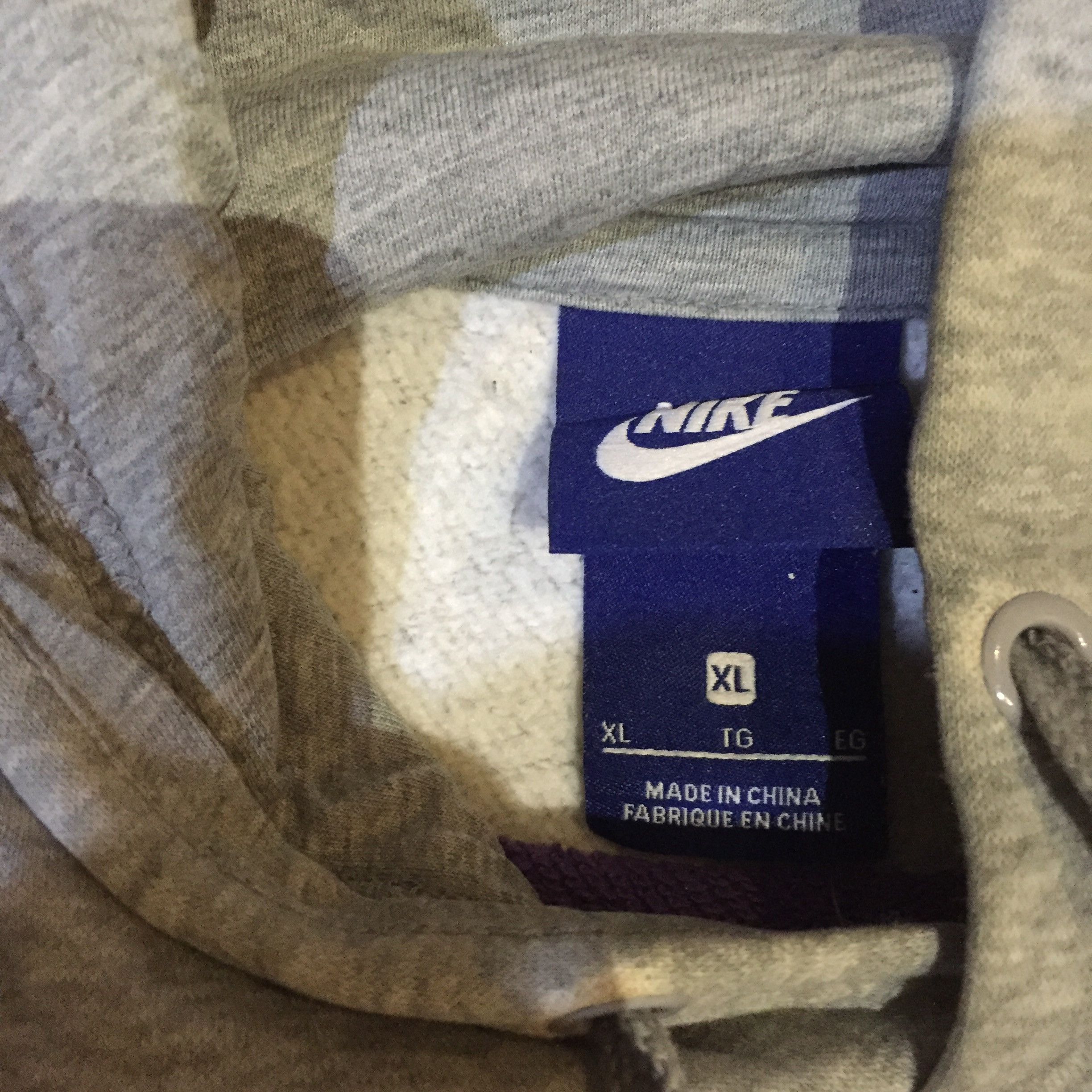 Nike Nike Hoodie Rework Grey Bones 1/1 Size US XL / EU 56 / 4 - 4 Thumbnail
