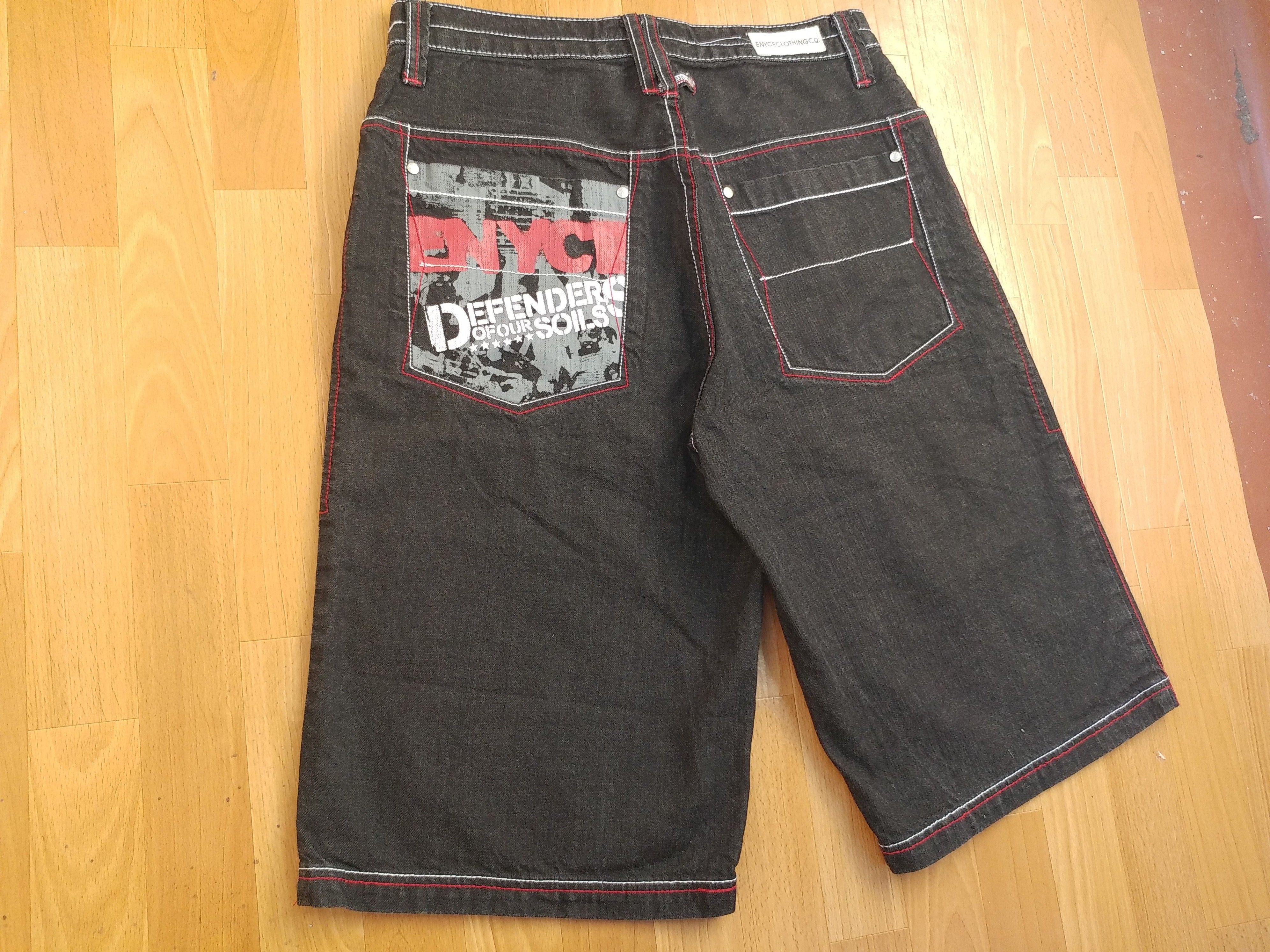 Enyce Enyce jeans shorts, vintage baggy denim, 90s hip-hop 34 Size US 34 / EU 50 - 2 Thumbnail