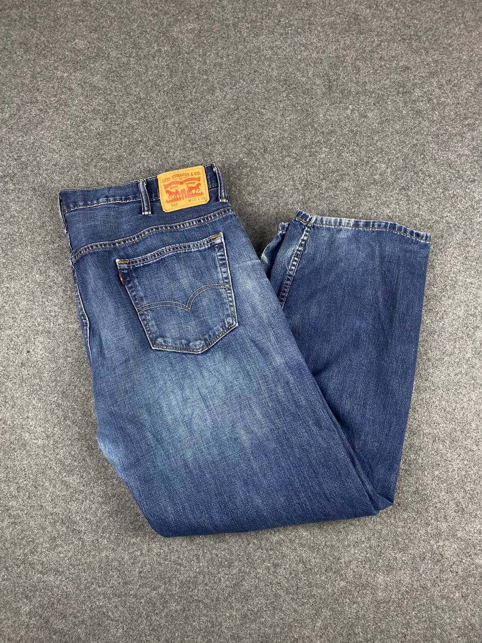 Levi's levis 569 loose straight distressed denim Size US 44 / EU 60 - 2 Thumbnail