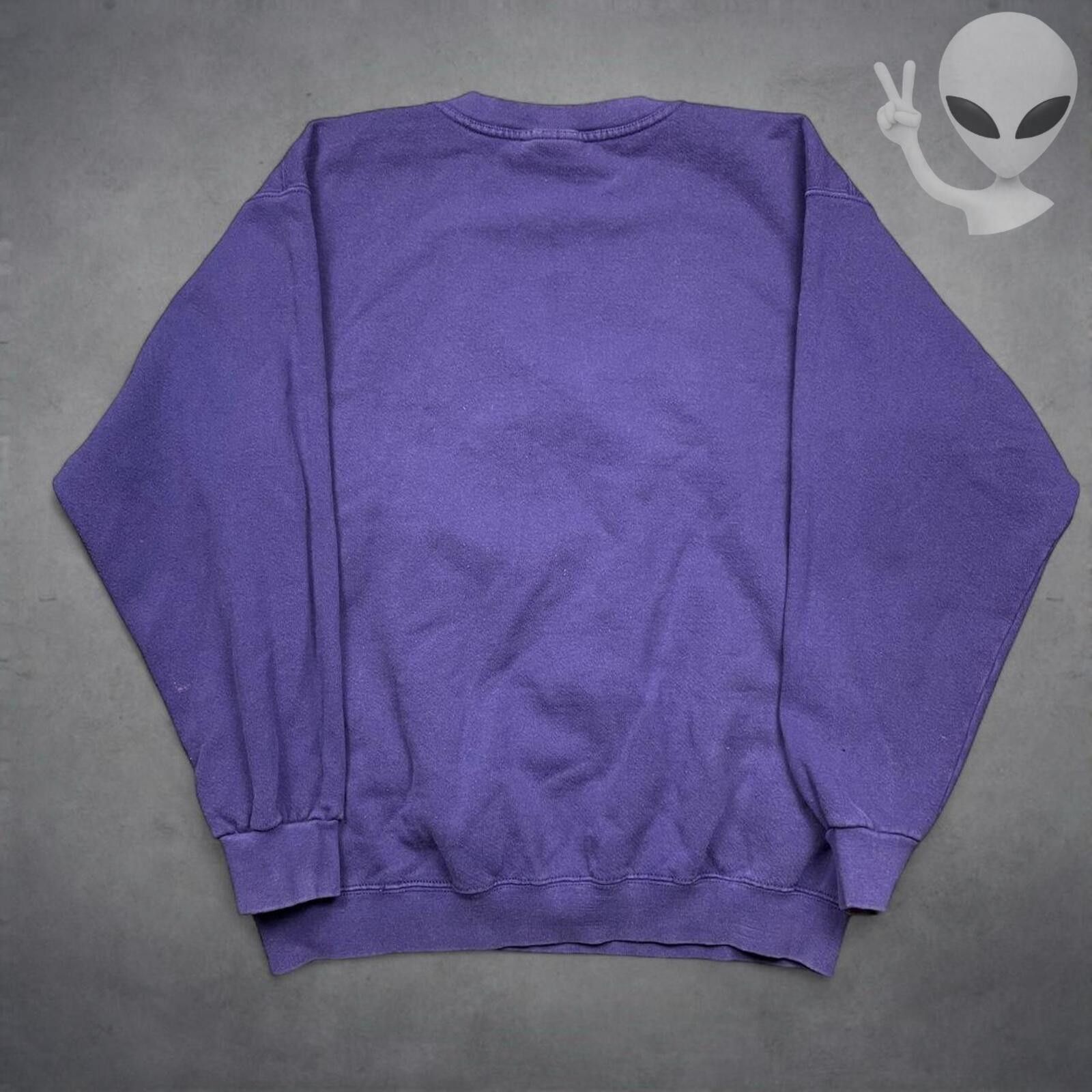 Nike Vintage Nike Mini Swoosh Crewneck Sweatshirt Purple M USA Size US M / EU 48-50 / 2 - 6 Thumbnail