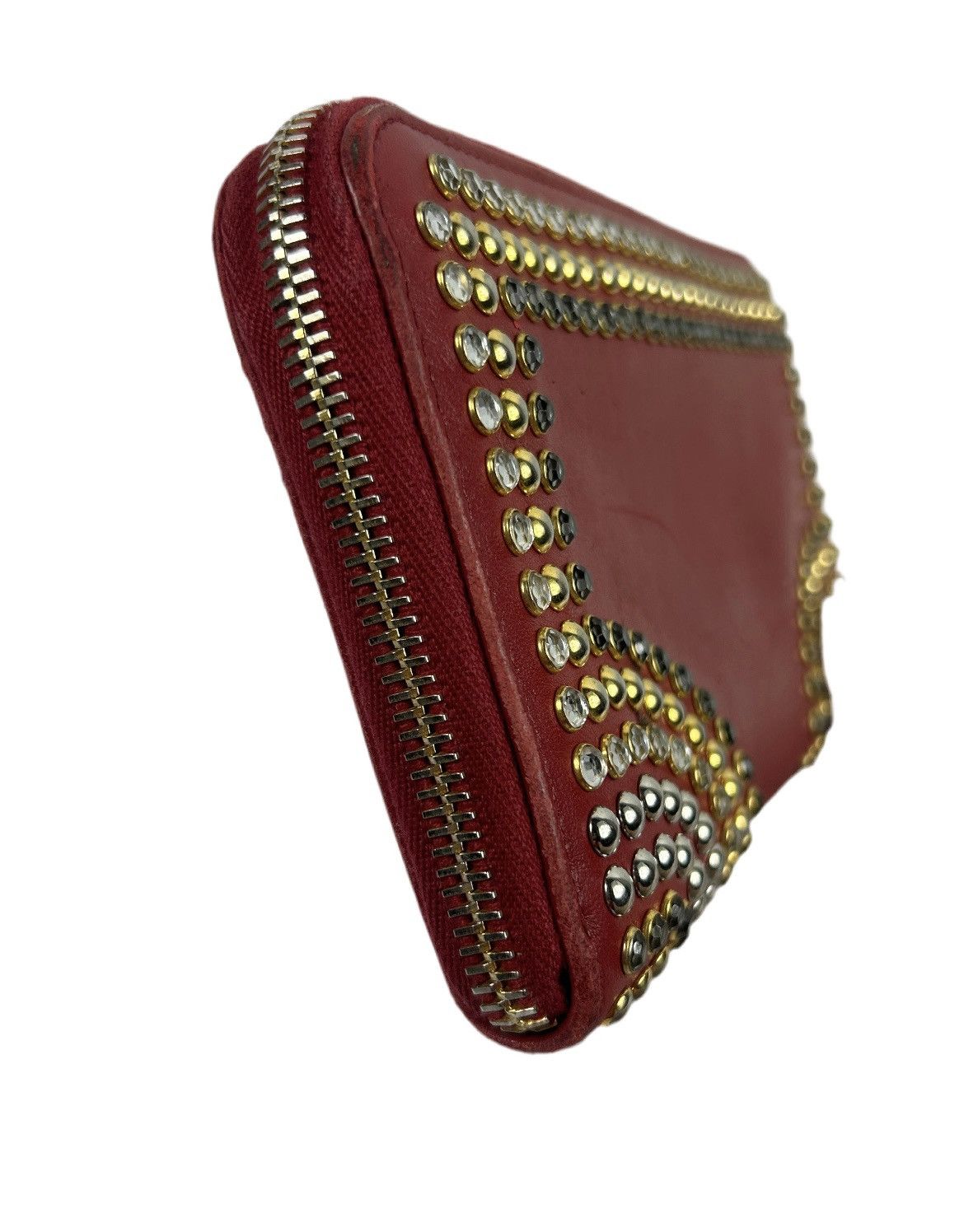 Miu Miu Miu Miu Studded Leather Zippy Wallet Size ONE SIZE - 6 Thumbnail