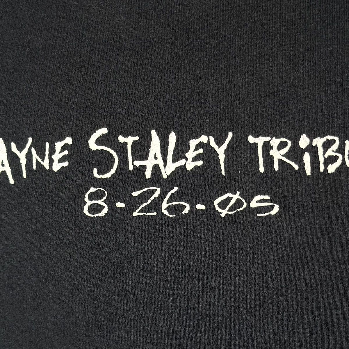 Band Tees Vintage 2005 Layne Staley Memorial T-Shirt, Size M, Rare! Size US M / EU 48-50 / 2 - 6 Thumbnail