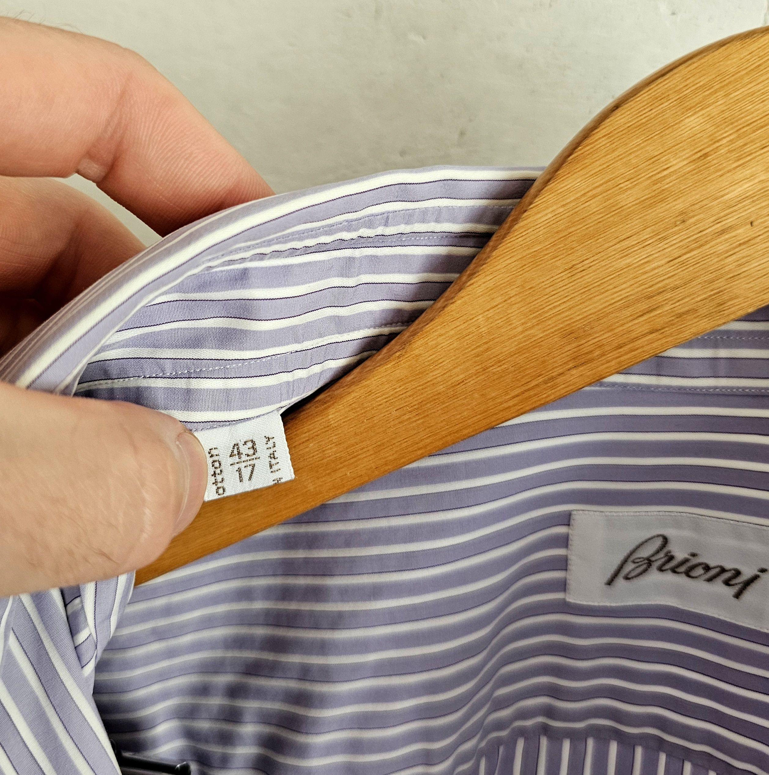Brioni × Vintage Brioni vintage shirt Size US L / EU 52-54 / 3 - 7 Thumbnail