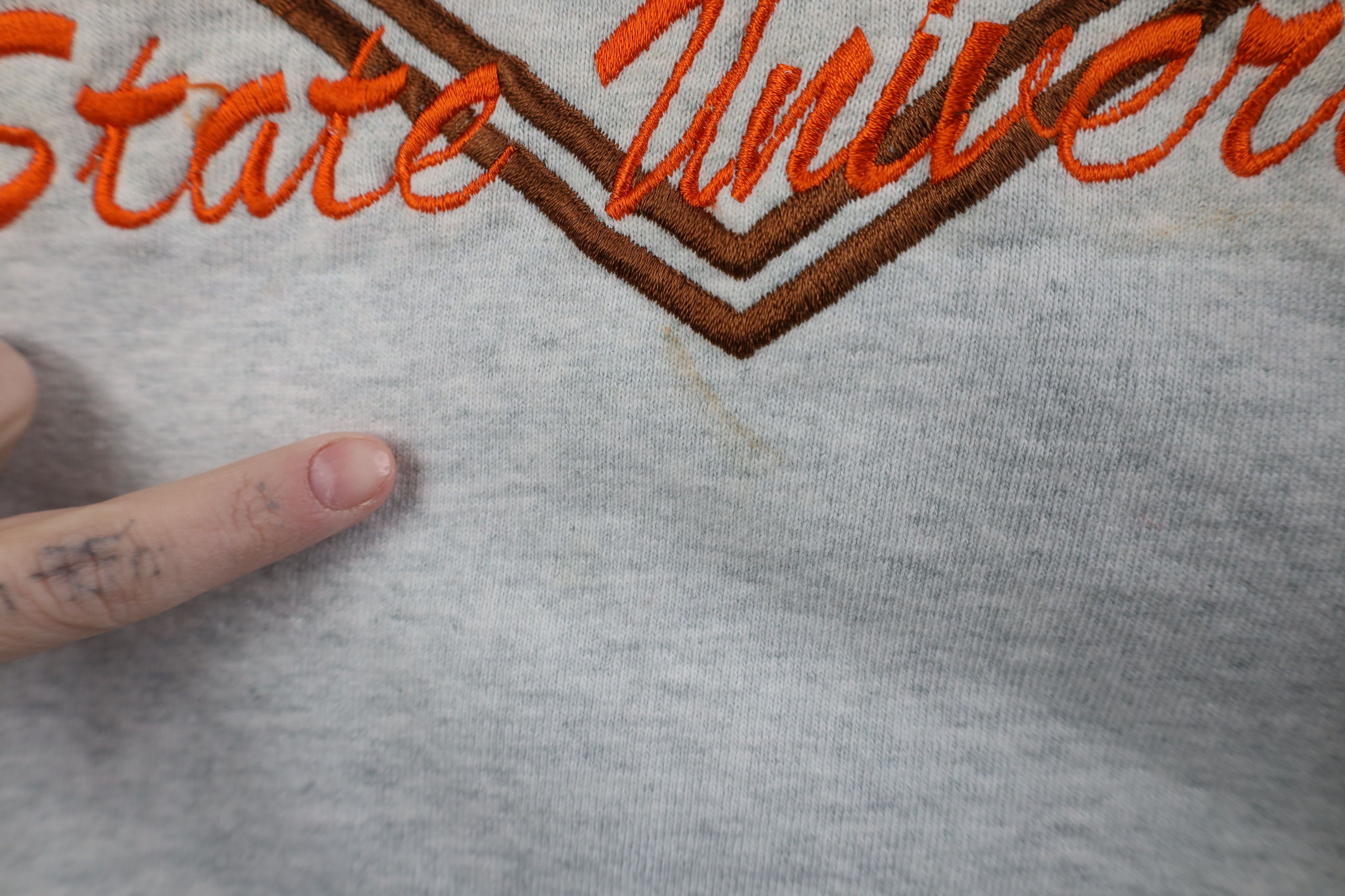 Vintage Vintage 90s Bowling Green State University Sweatshirt USA Size US XL / EU 56 / 4 - 5 Thumbnail