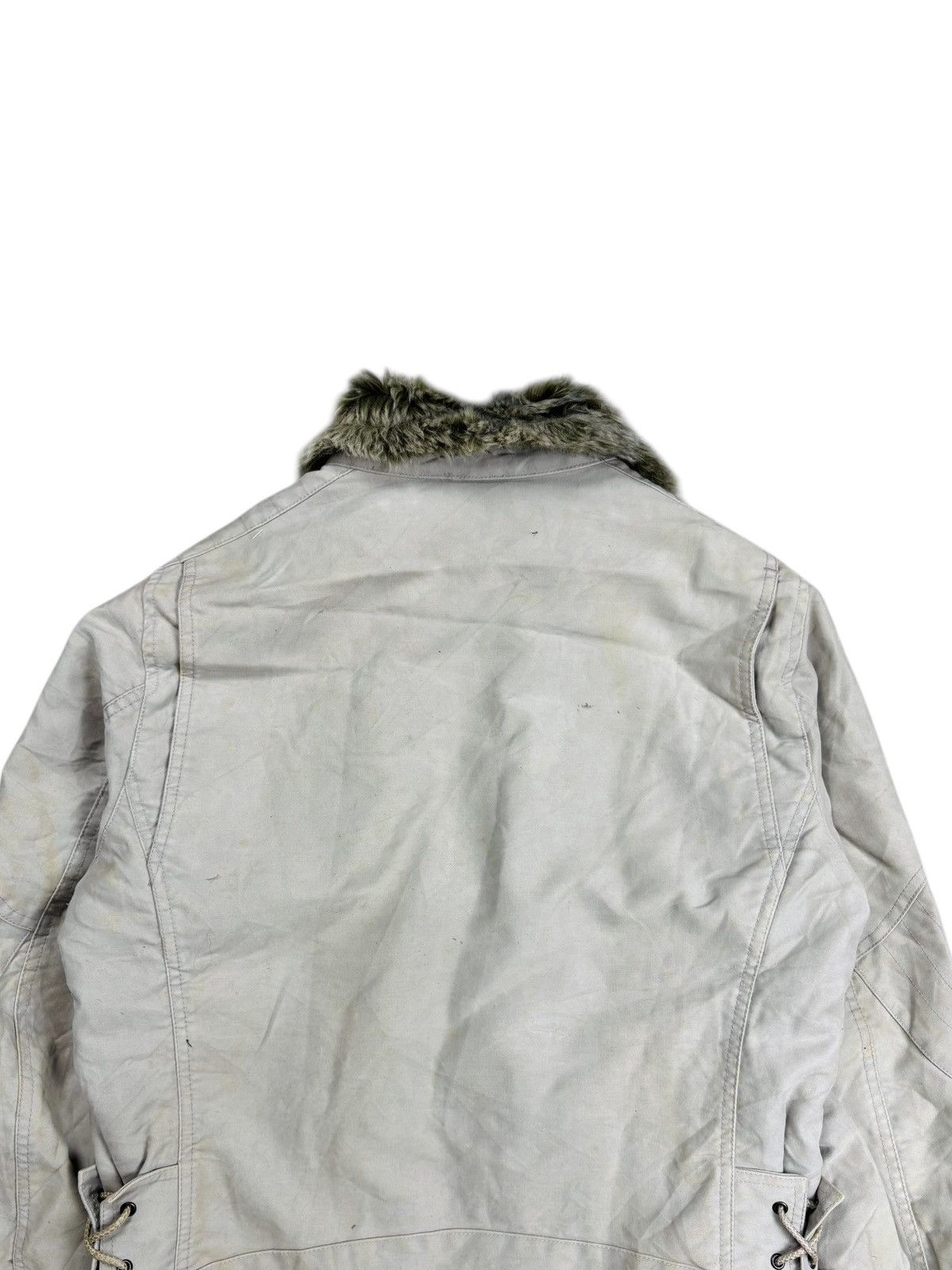 Yasuyuki Ishii 2000s Schlussel - Vkei Style Fur Interior Rider Jacket Size US M / EU 48-50 / 2 - 9 Thumbnail