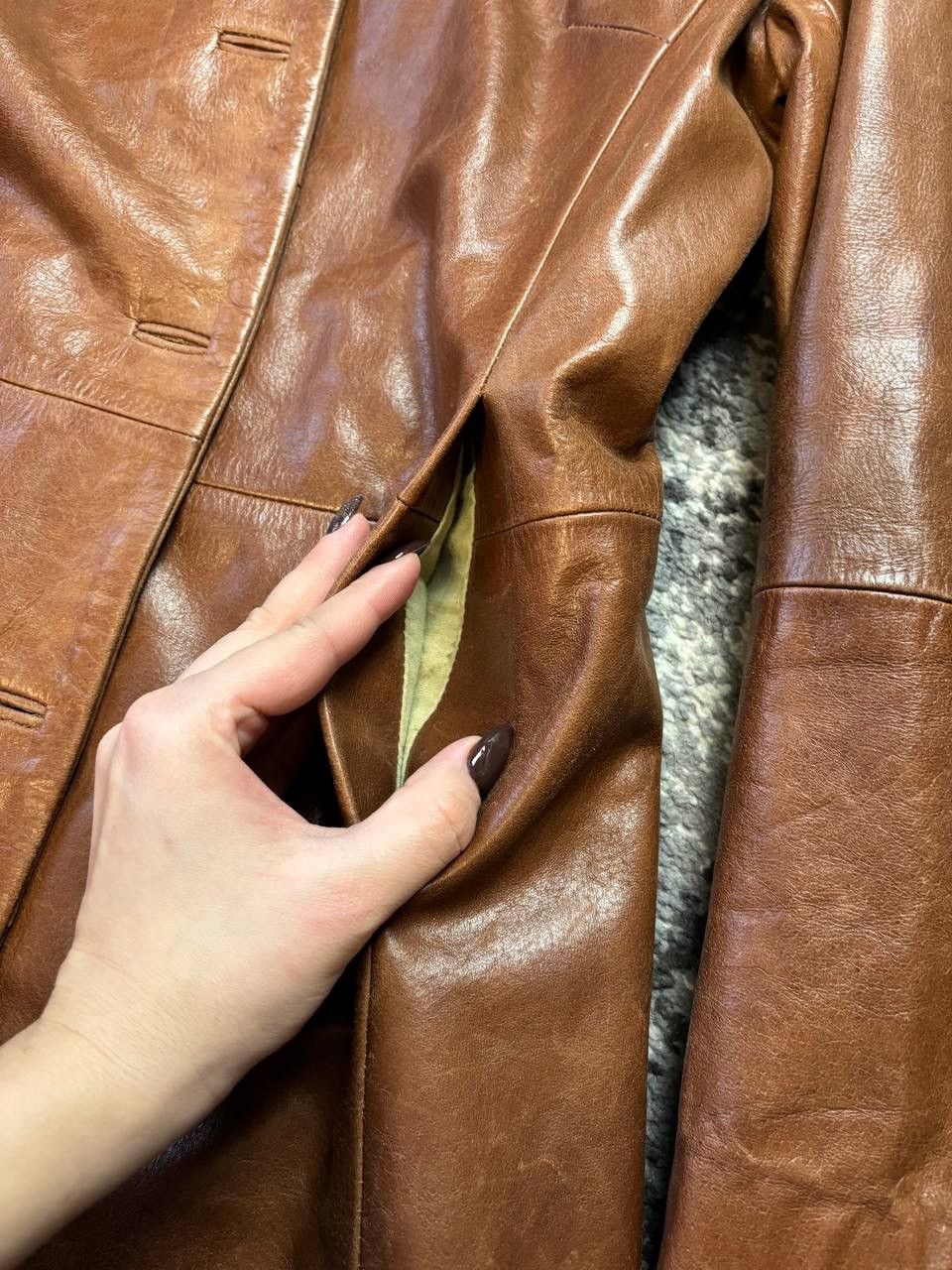 If Six Was Nine × Vintage Vintage Y2K Brown Avantgarde Tomahawk Long Coat Jacket Size US S / EU 44-46 / 1 - 3 Thumbnail