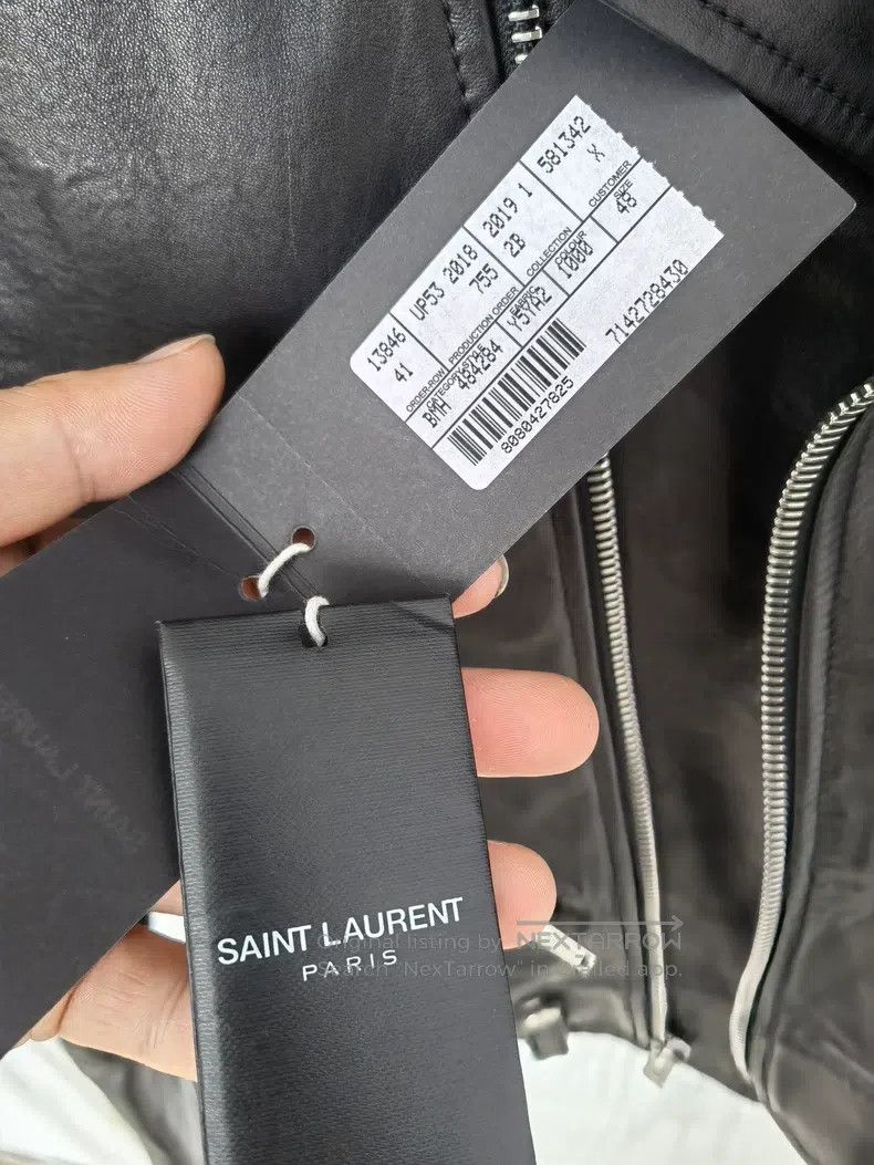 Saint Laurent Paris Saint Laurent Paris Solid Color Zip-Up Classic Long Sleeve Size US M / EU 48-50 / 2 - 9 Thumbnail