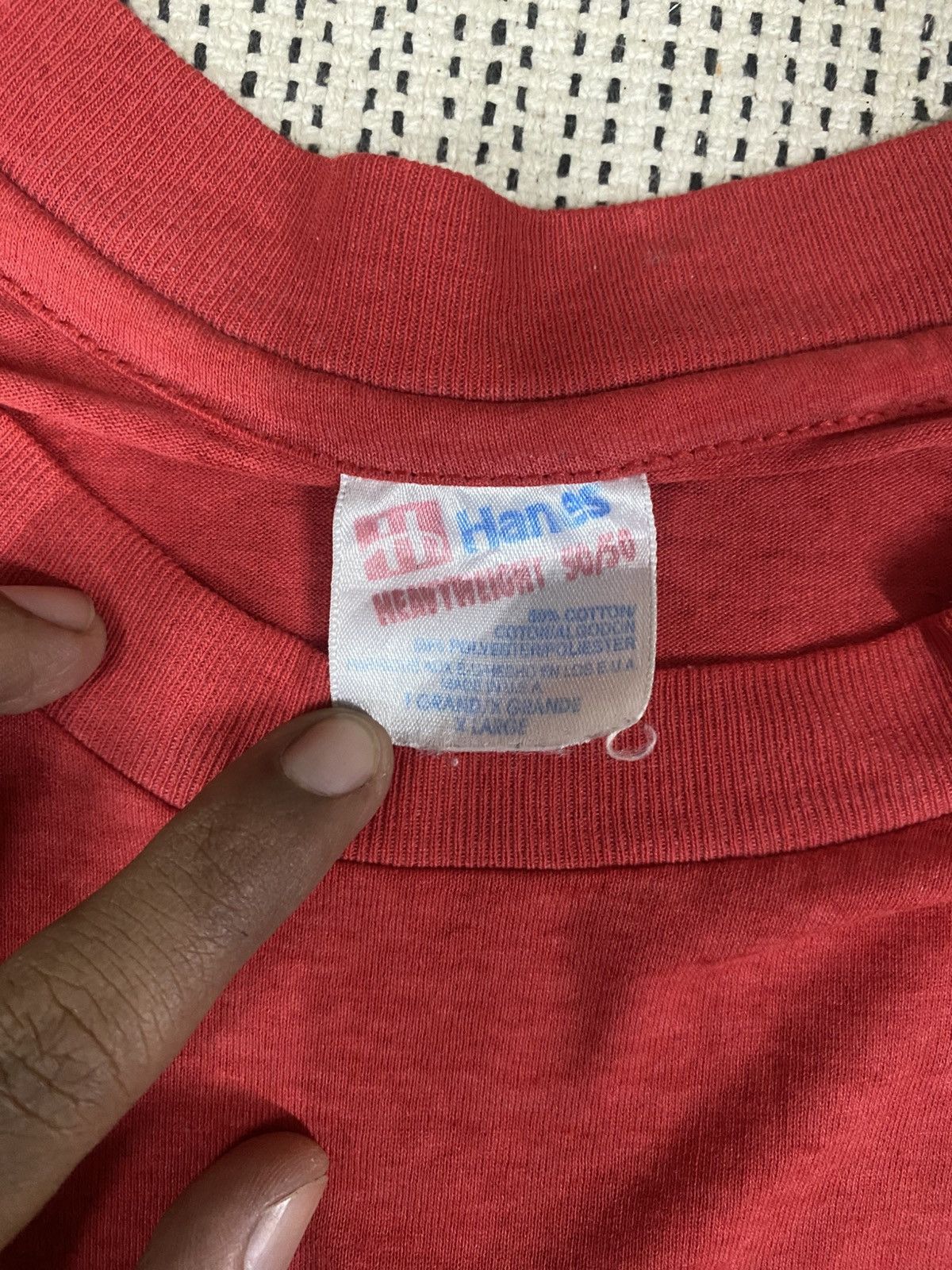 Vintage Vintage hanes 80s CARMEL HIGH PADRE BAND VERY RARE Size US XL / EU 56 / 4 - 4 Thumbnail