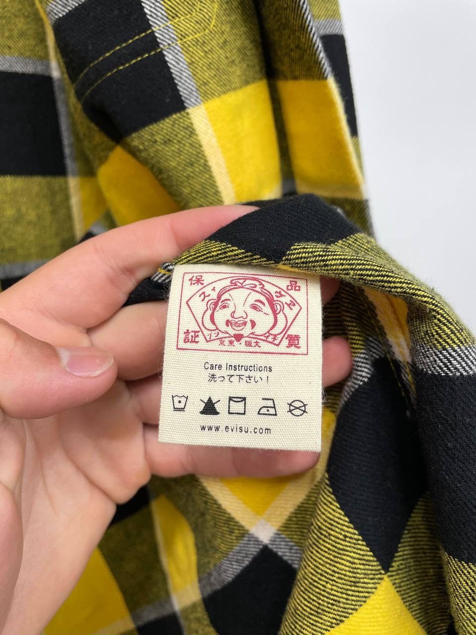 Evisu Evisu x Sfera Ebbasta Oversized Check Shirt – Size M Size US M / EU 48-50 / 2 - 20 Thumbnail