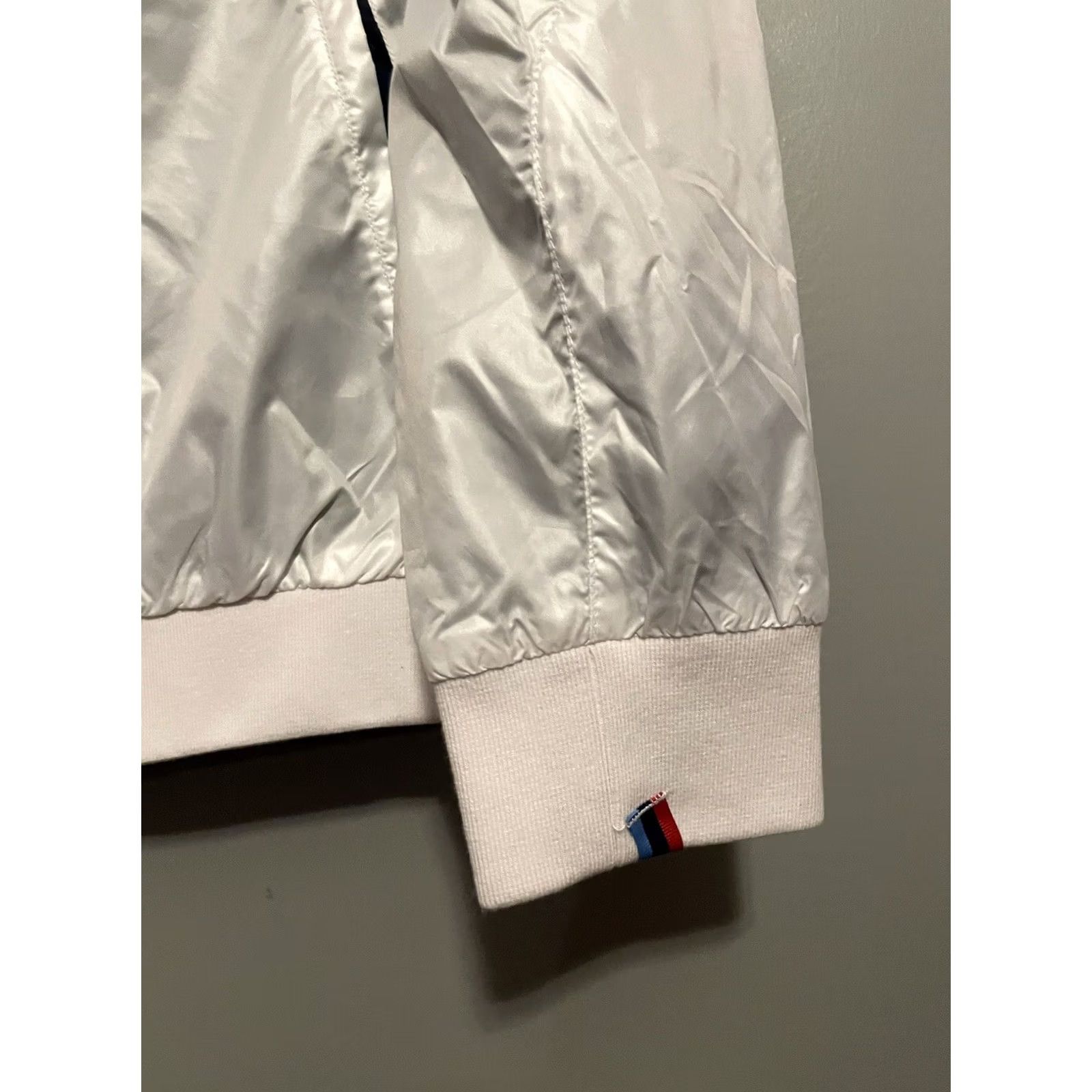 BMW BMW Motorsport Jacket Womens XL White Windbreaker Performance Zip Up D297 Size XL / US 12-14 / IT 48-50 - 6 Thumbnail