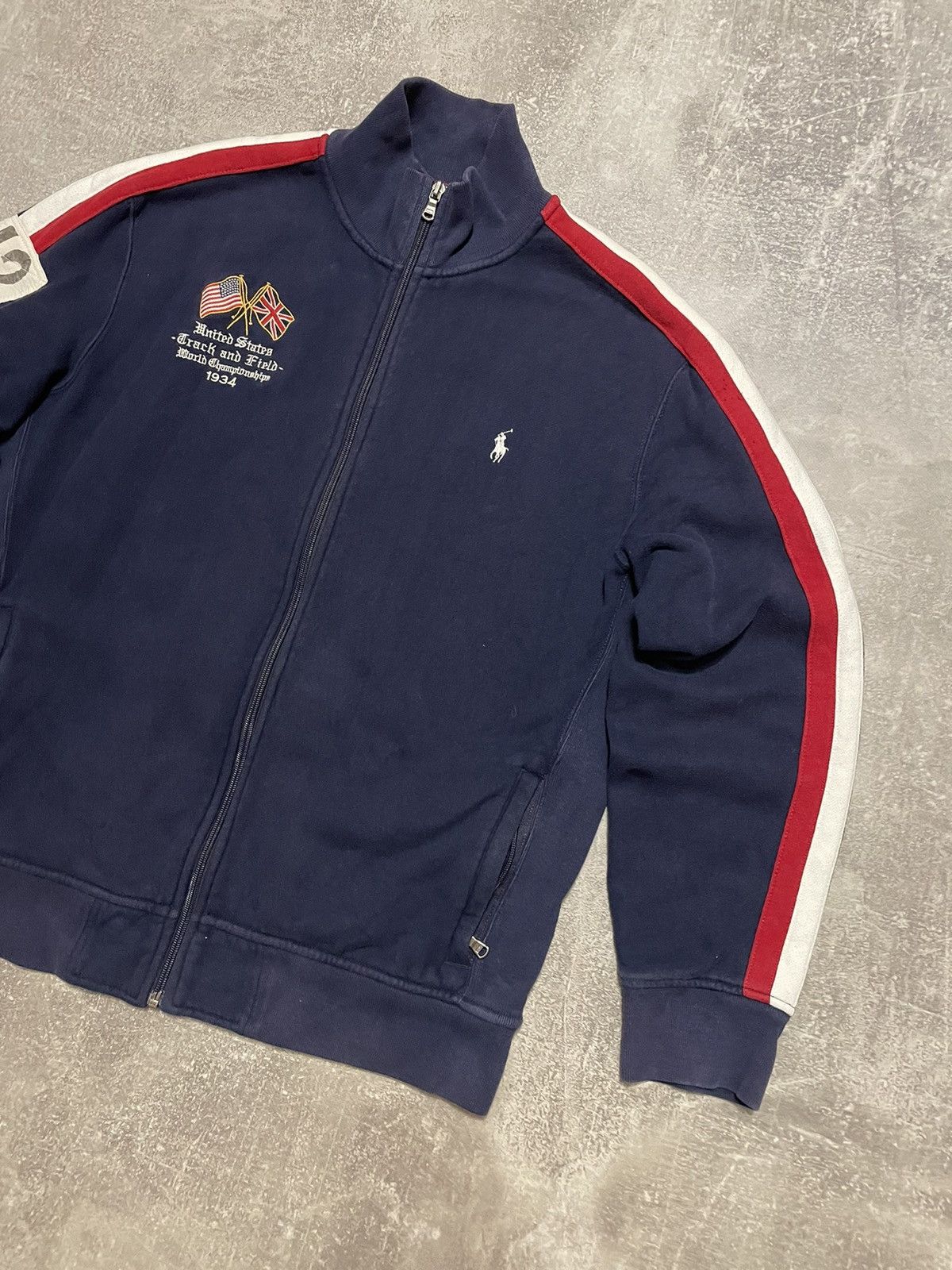 Polo Ralph Lauren Vintage Polo Ralph Lauren United States Track Jacket USA Size US L / EU 52-54 / 3 - 4 Thumbnail