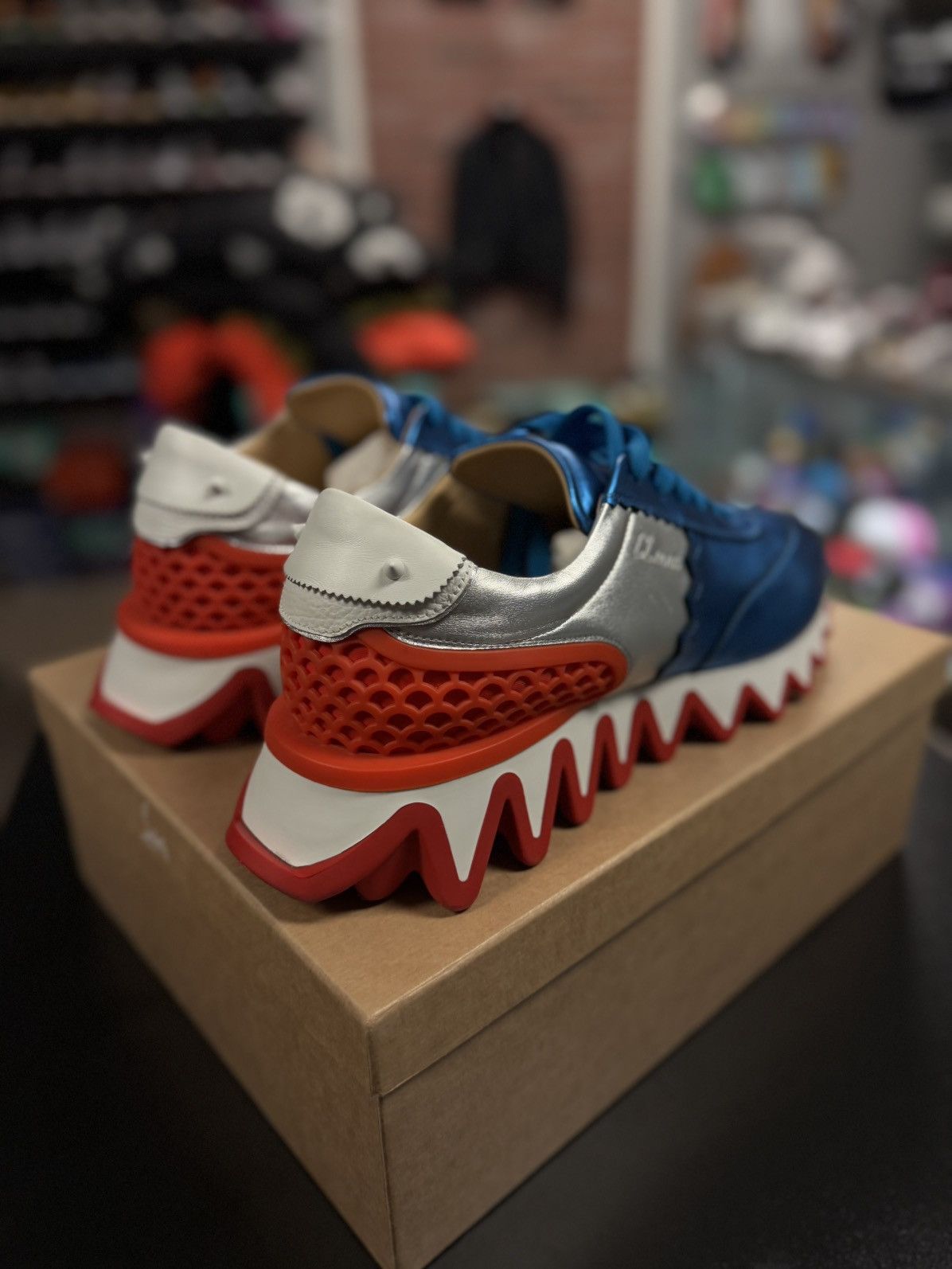 Christian Louboutin Christian Louboutin Loubishark Spike Sneakers 46EU/13US Size US 13 / EU 46 - 12 Thumbnail
