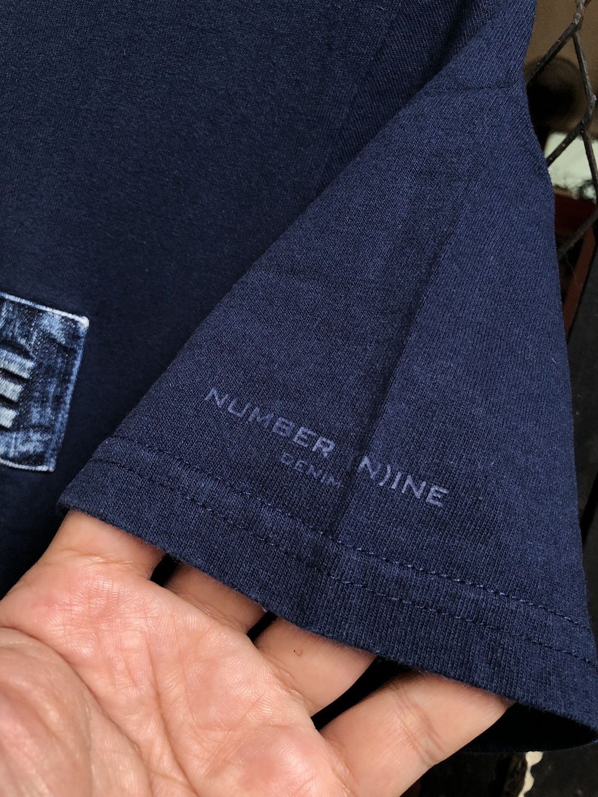 Japanese Brand × Number (N)ine NUMBER NINE DENIM SHIRT LOGO BOX DESIGN Size US M / EU 48-50 / 2 - 4 Thumbnail