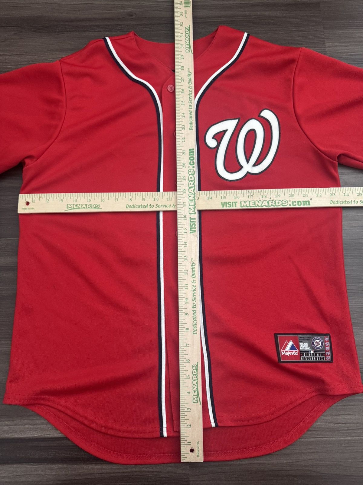 Majestic Washington Nationals Bryce Harper #34 Stitched MLB Jersey Size US L / EU 52-54 / 3 - 6 Thumbnail