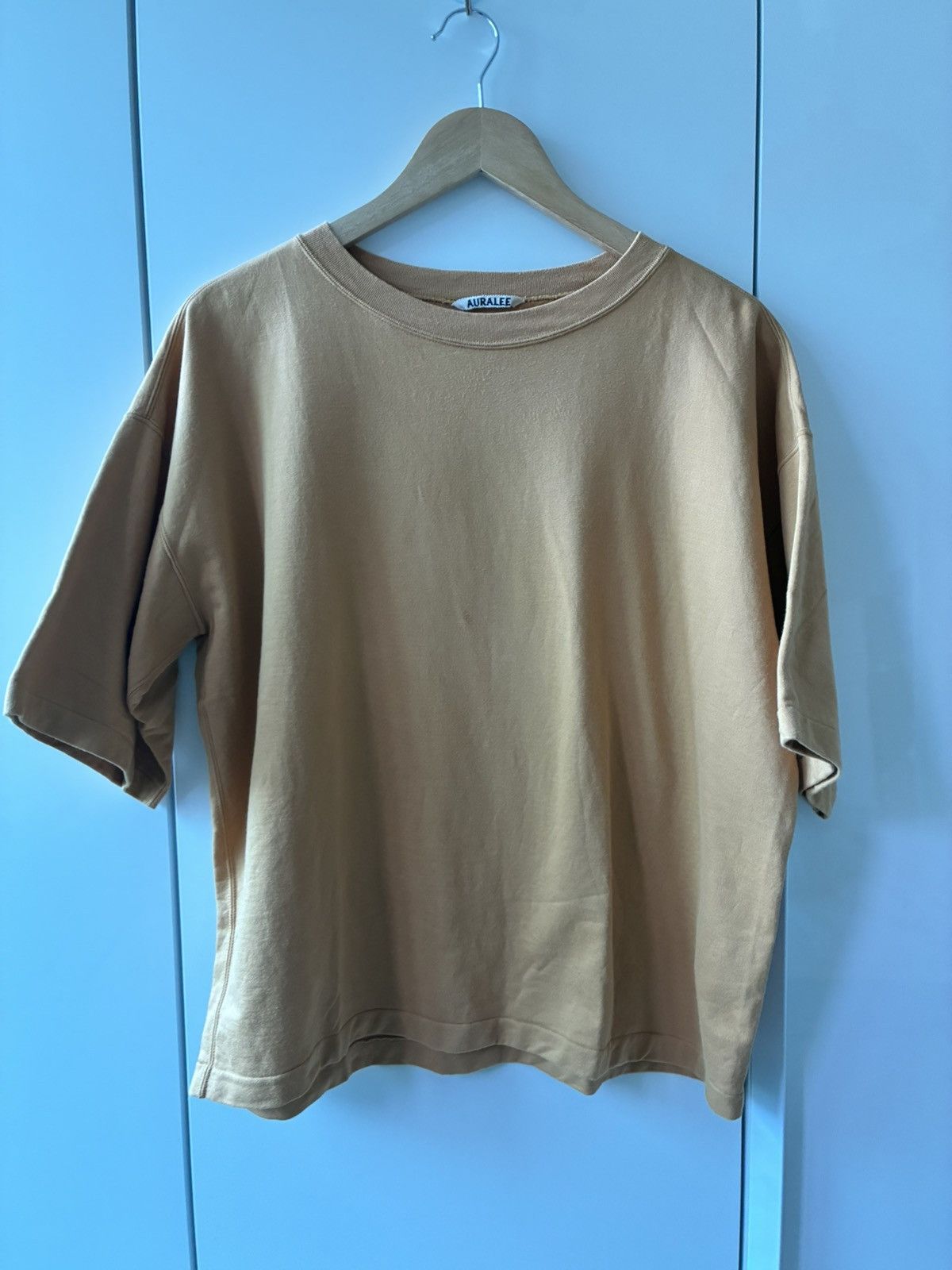 Auralee Auralee Heavy Weight Smooth Jersey Tee — Mustard / Size 3 Size US M / EU 48-50 / 2 - 1 Thumbnail
