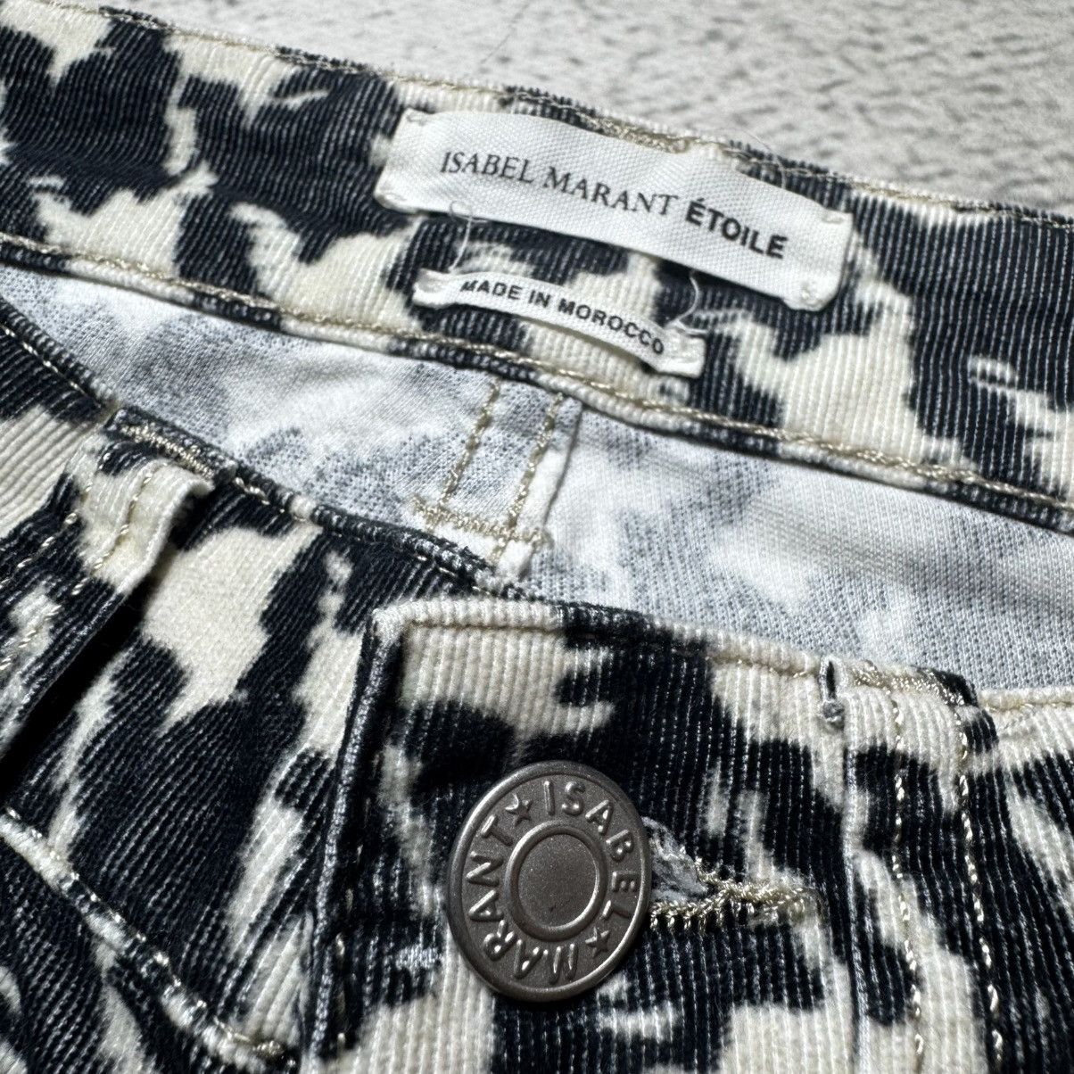 Designer × Isabel Marant × Isabel Marant Etoile vintage velour isabel marant etoile full print pants Size 26" / US 2 / IT 38 - 6 Thumbnail