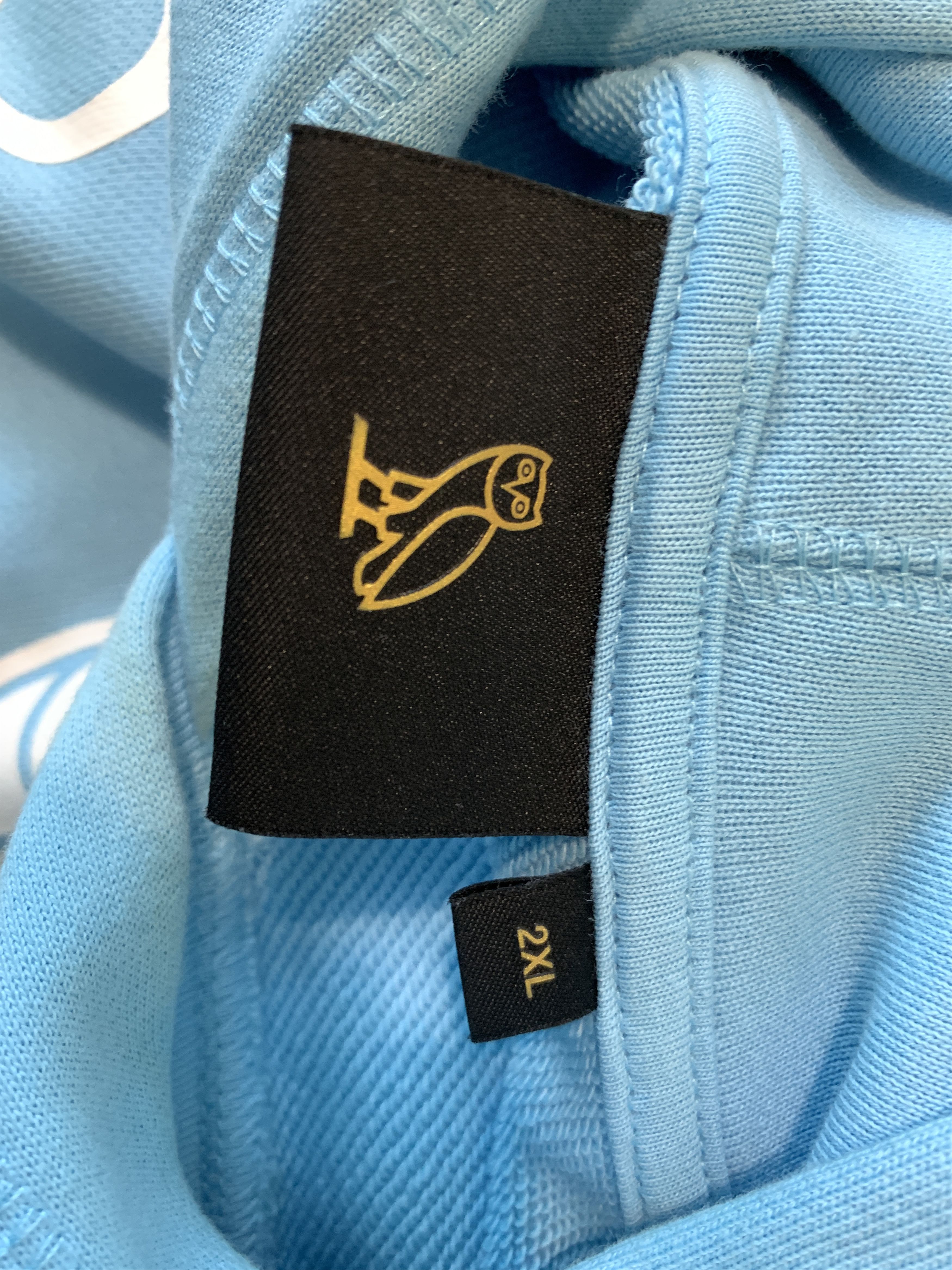Drake *RARE* OVO Collegiate Hoodie Light Blue Size US XXL / EU 58 / 5 - 3 Thumbnail