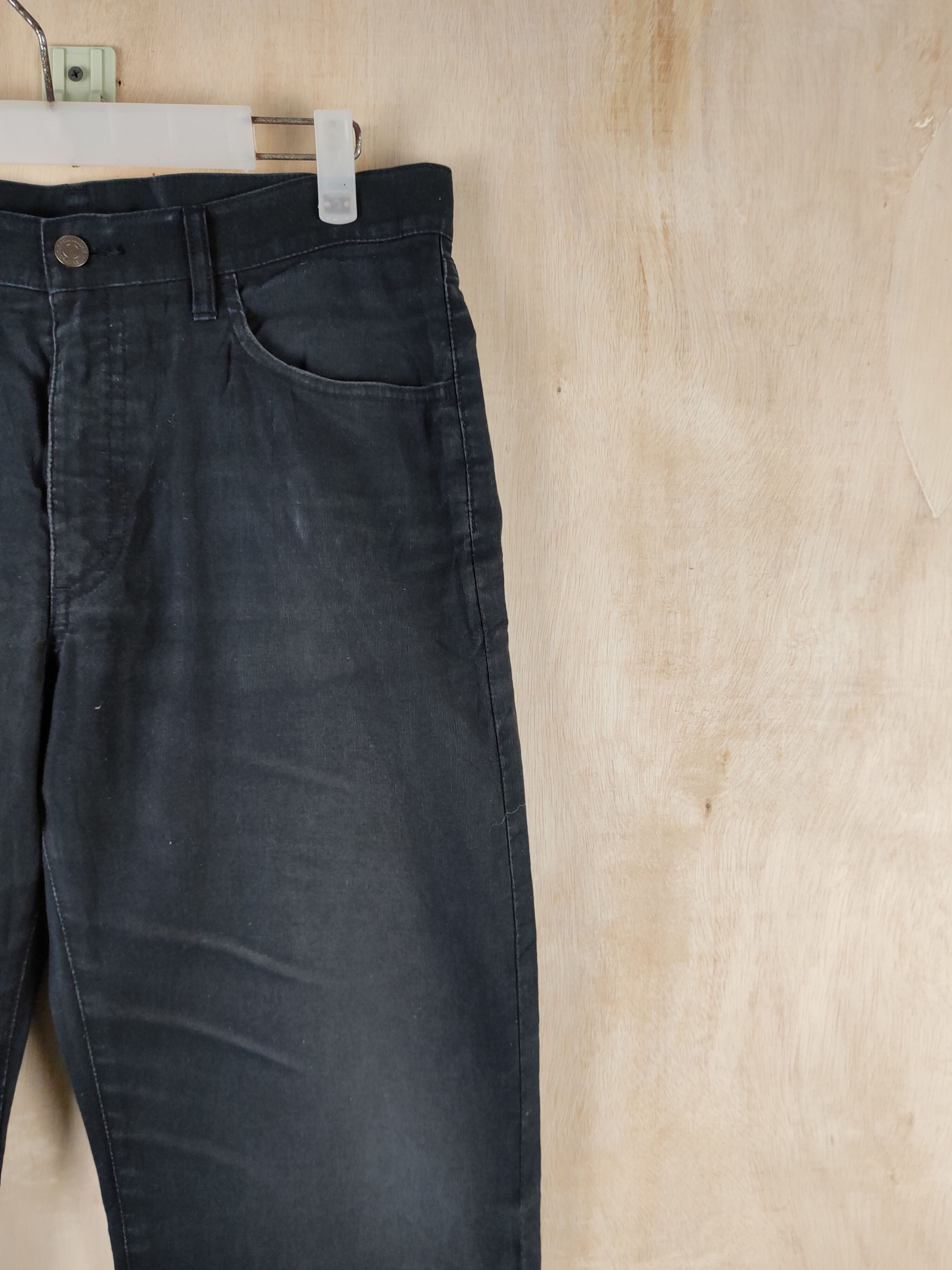 Japanese Brand Uniqlo Black faded vintage Casual Pants #S2503 Size US 31 - 5 Thumbnail