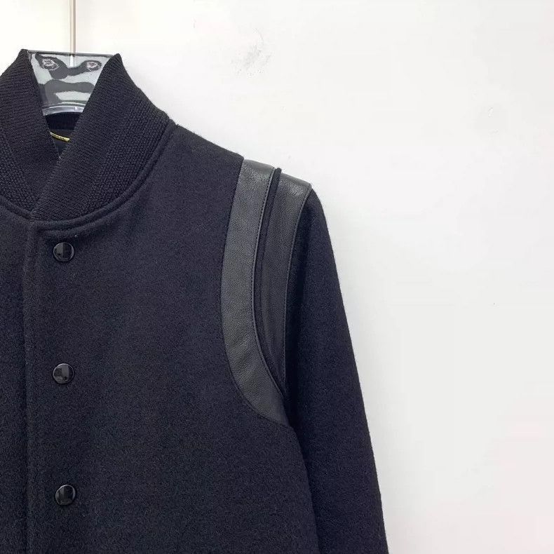 Other Saint Laurent Black Wool Collar Jacket-2507 Size US XS / EU 42 / 0 - 8 Thumbnail