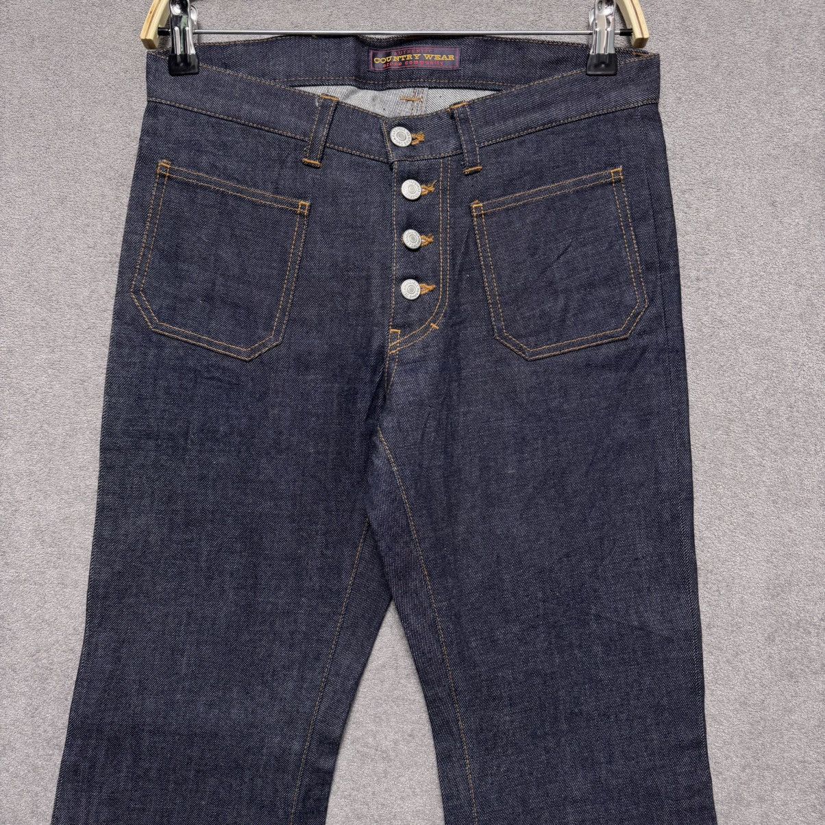 Hysteric Glamour × If Six Was Nine × Japanese Brand Hysteric Glamour Ozone Community Flared Bootcut Denim pant Size US 29 - 2 Thumbnail