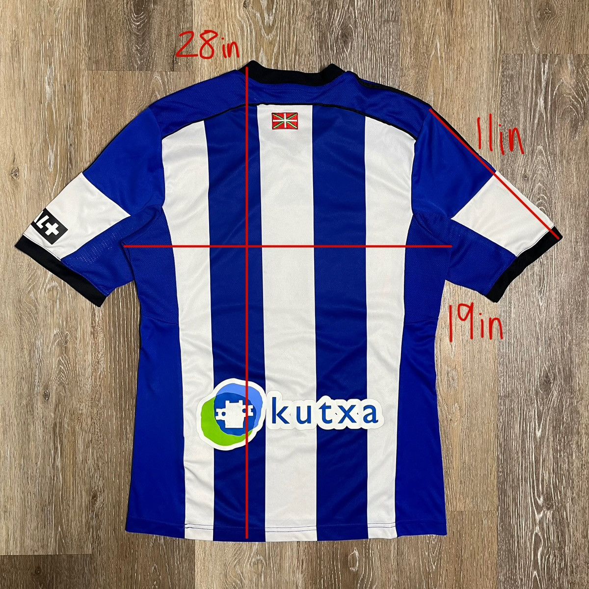 Adidas × Vintage 2014-15 real sociedad football jersey Size US S / EU 44-46 / 1 - 2 Thumbnail
