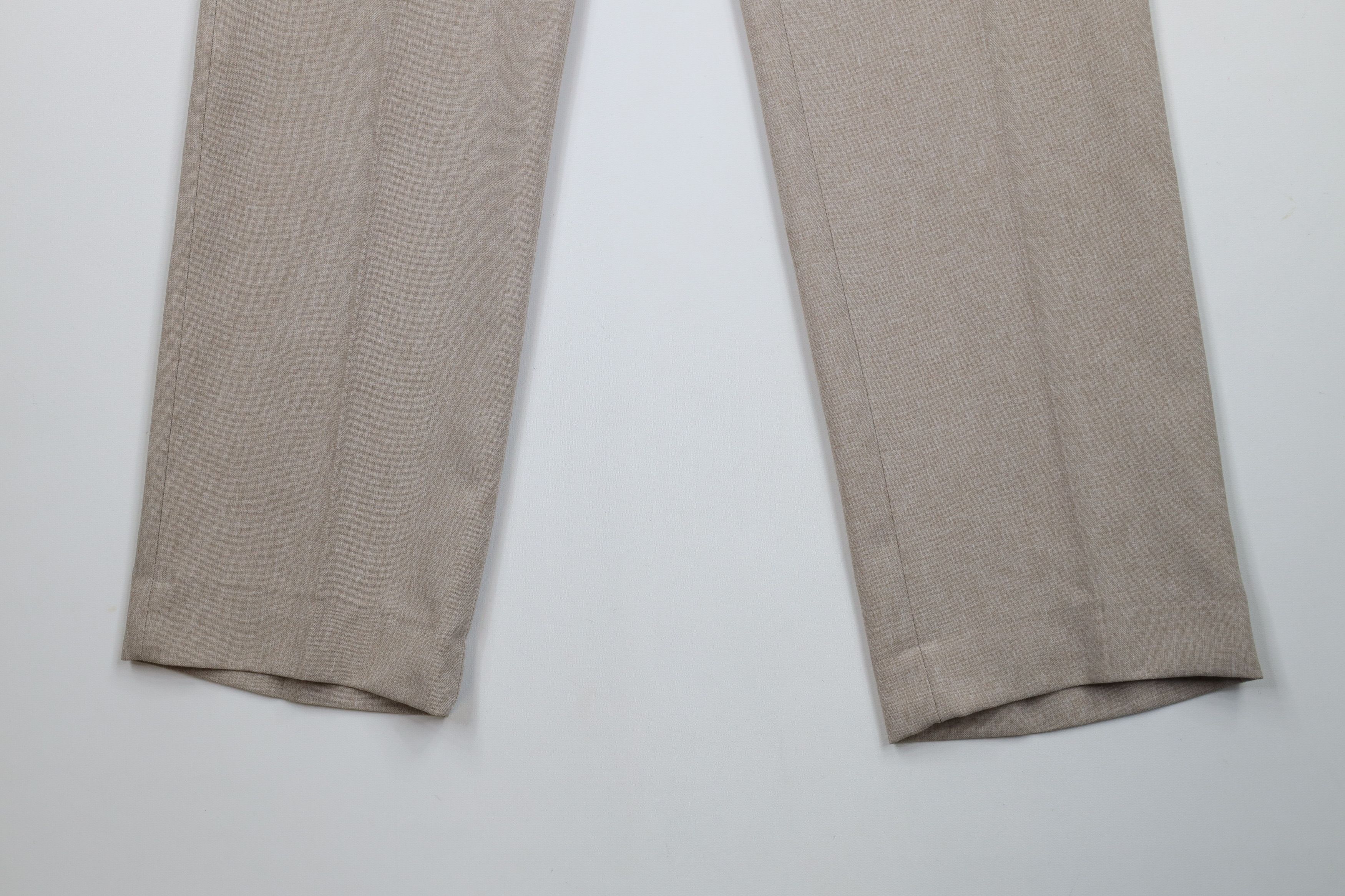 Vintage Vintage 70s Streetwear Wide Leg Chino Pants Oatmeal Brown Size US 30 / EU 46 - 4 Thumbnail