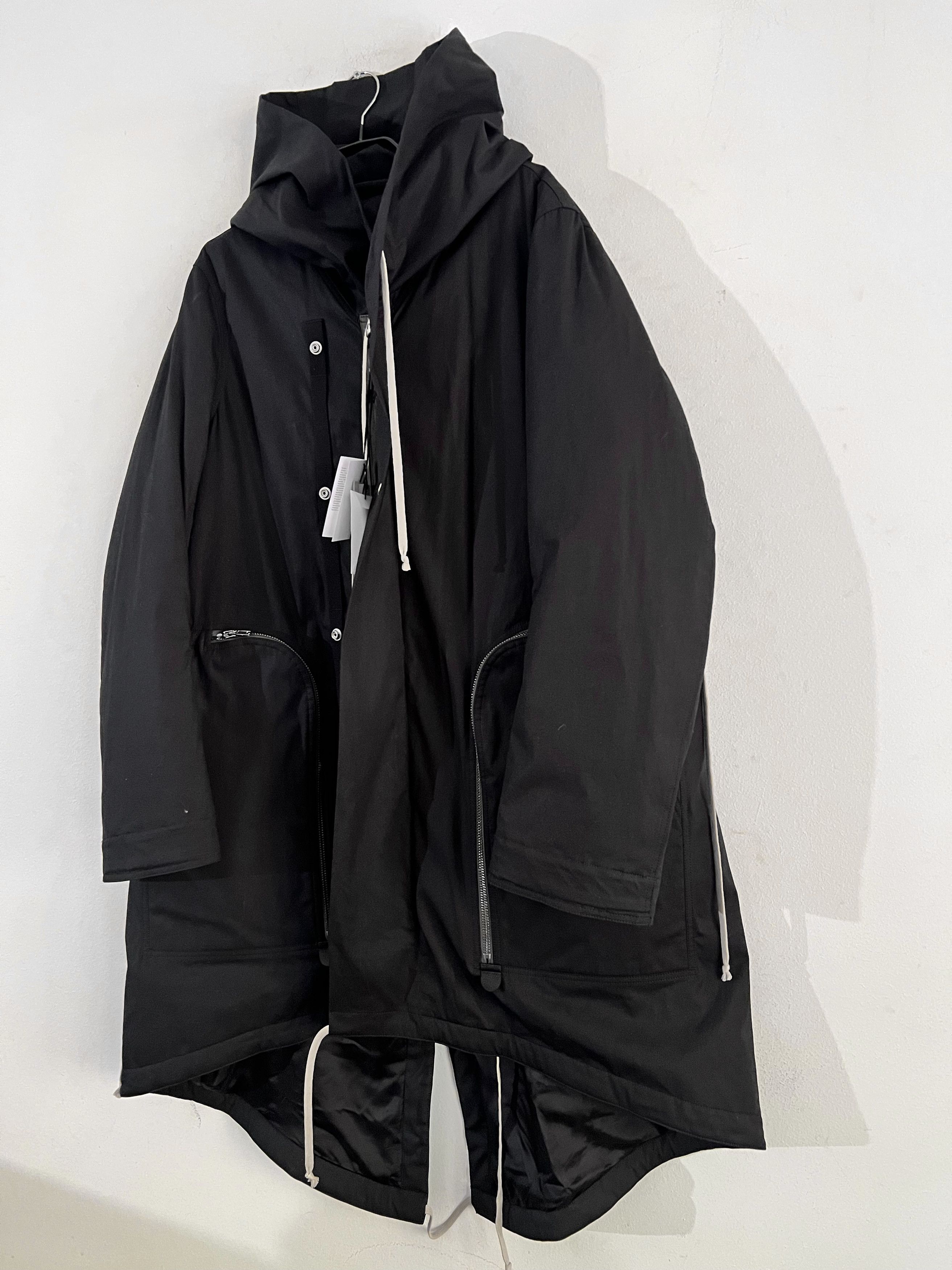 Rick Owens Rick Owens Bauhaus Fishtail Hooded Coat Size US L / EU 52-54 / 3 - 5 Thumbnail