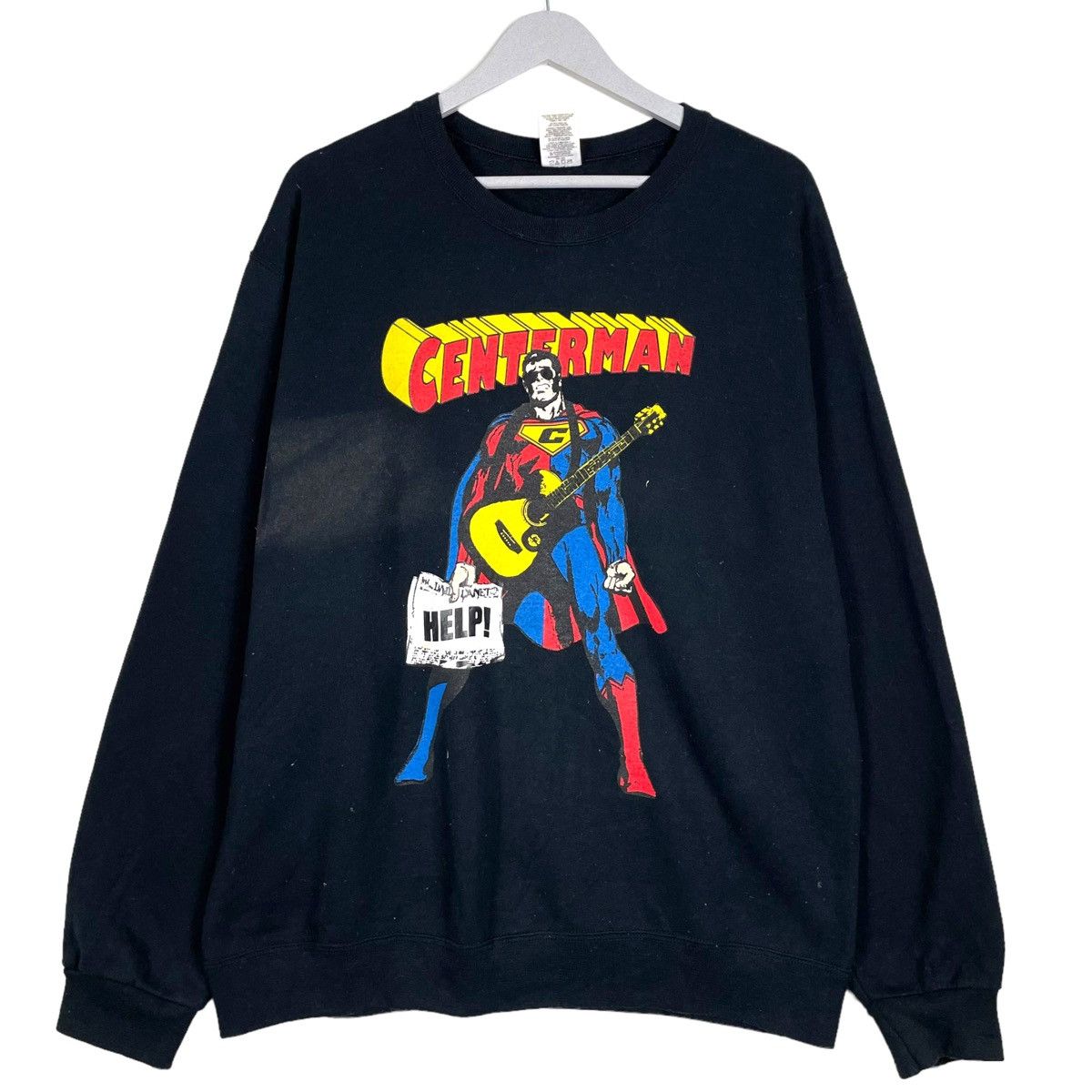 Marvel Comics 💥CENTERMAN SUPER HERO CREWNECK PULLOVER SWEATER Size US L / EU 52-54 / 3 - 1 Thumbnail