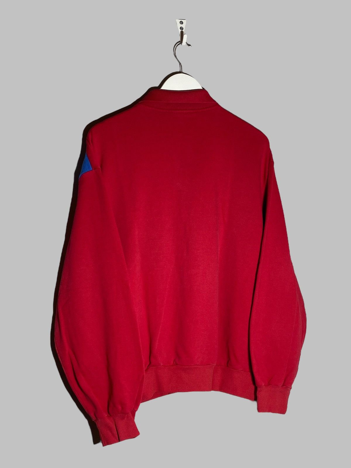 Lacoste Vintage 90s Lacoste Rare Collared Sweatshirt Size US L / EU 52-54 / 3 - 2 Thumbnail