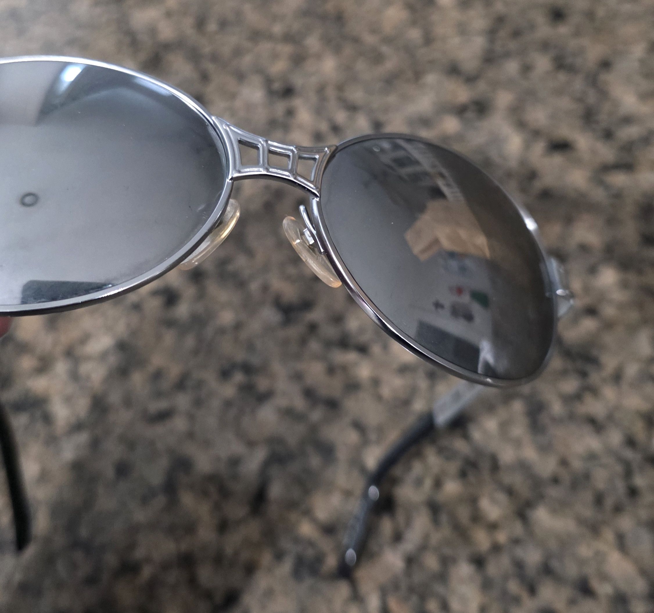 Jean Paul Gaultier Jean Paul Gaultier JPG Silver Color Mirrored Lenses Size ONE SIZE - 8 Thumbnail