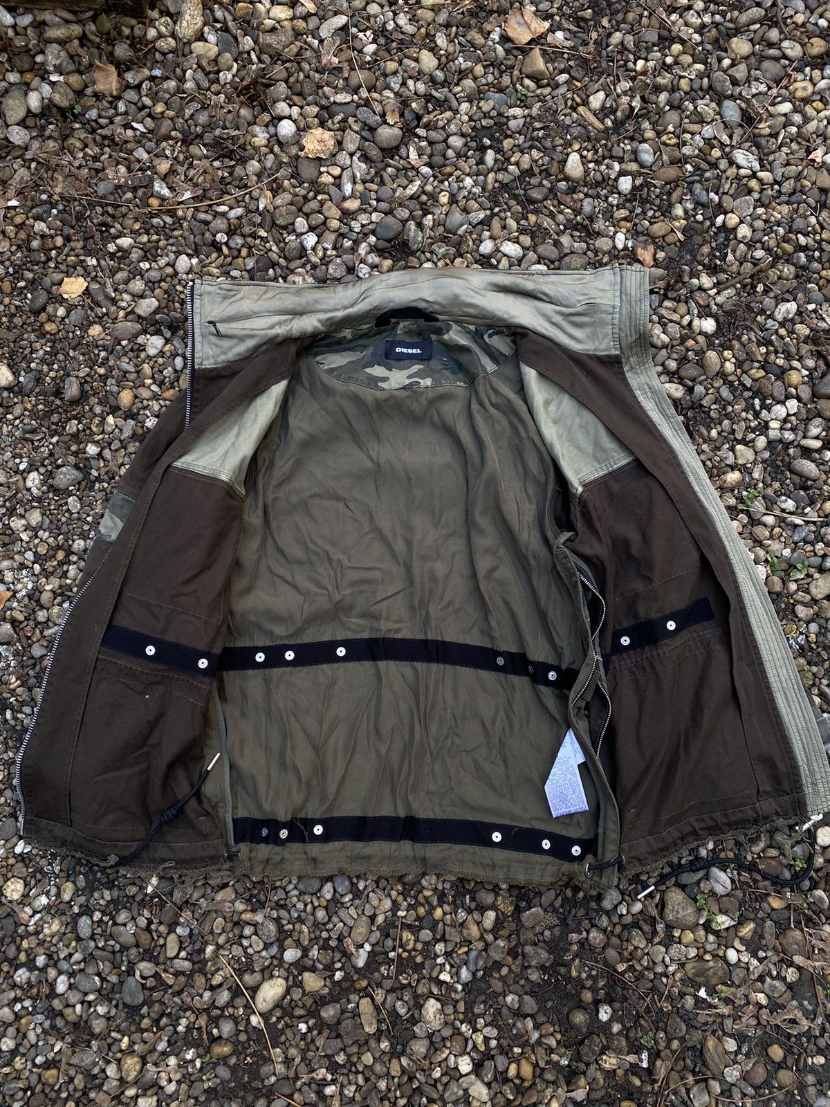 Diesel Diesel Avant-Garde Multipocket Multizip Light Jacket Size US L / EU 52-54 / 3 - 10 Thumbnail