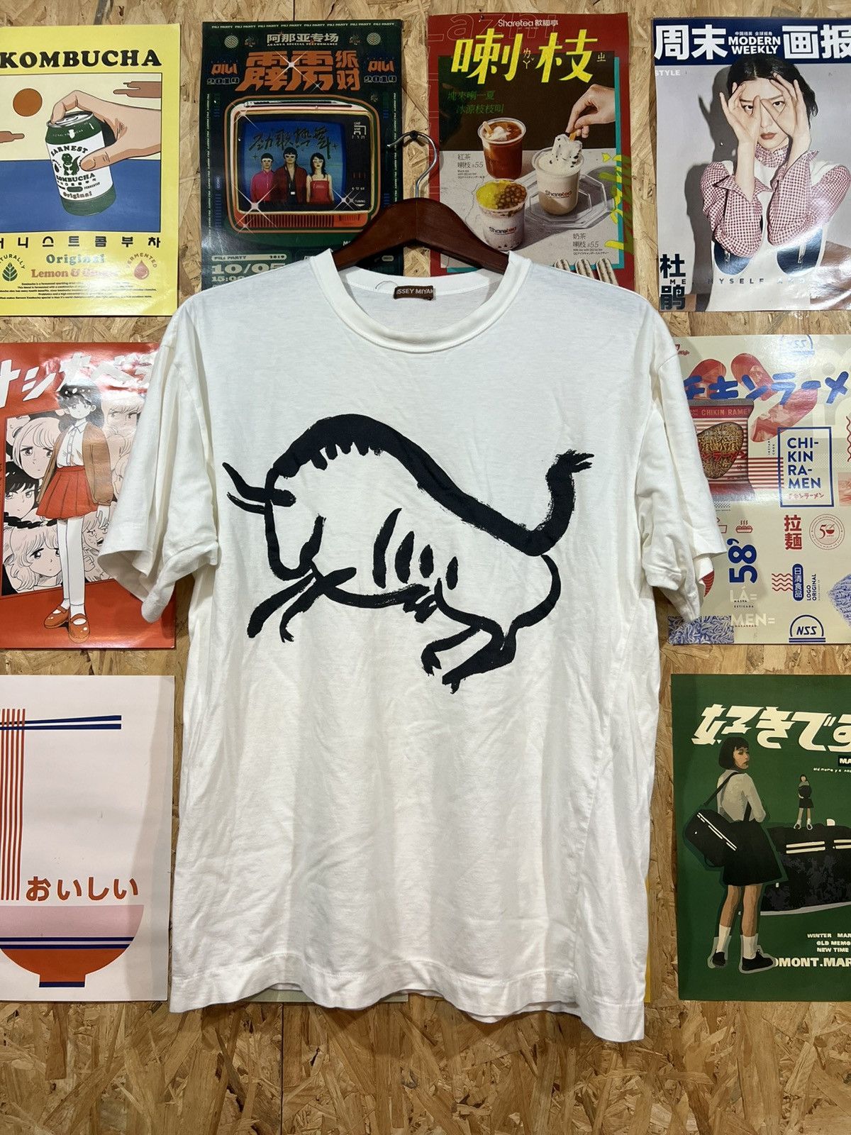 Issey Miyake Issey Miyake Buffalo Tee Size US L / EU 52-54 / 3 - 1 Thumbnail