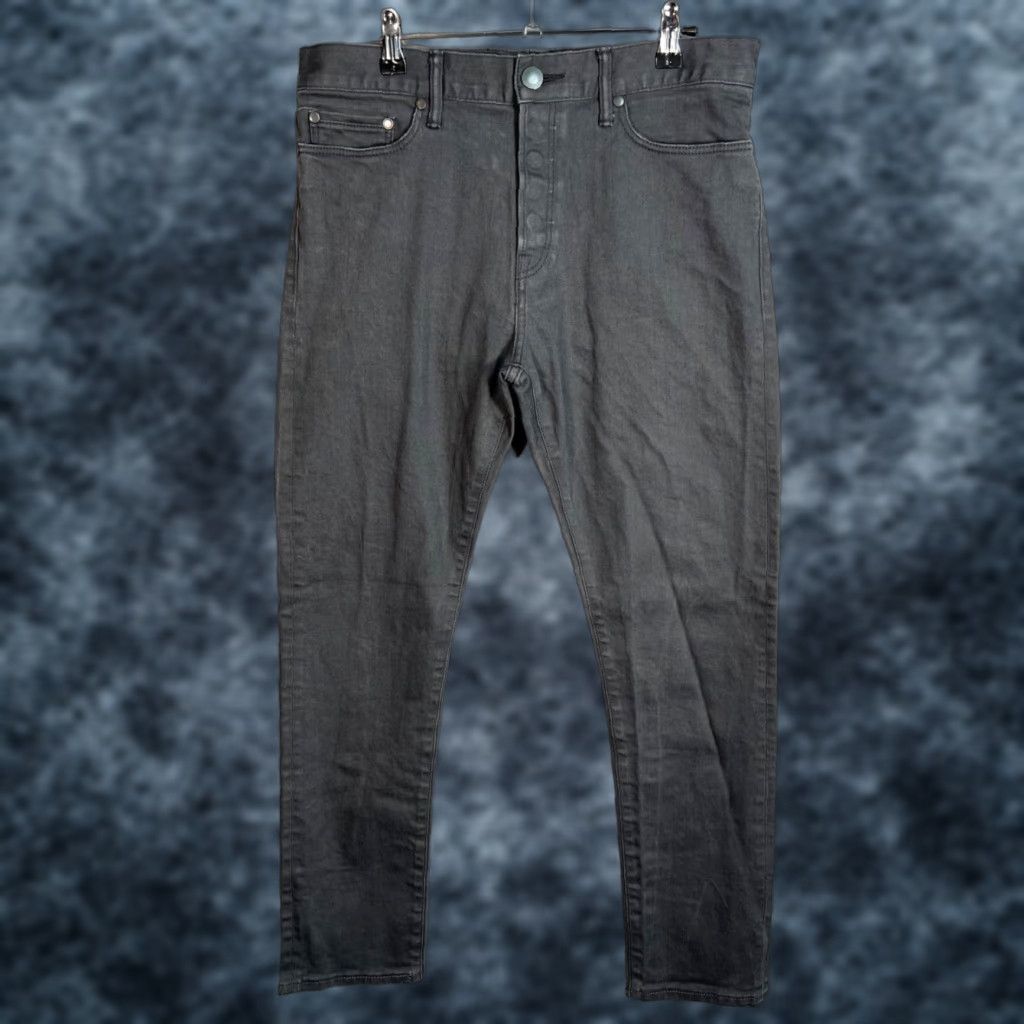 John Elliott John Elliott Slim-Fit Jeans Mens 34 Waist Gray Denim 5-Pocket Design Size US 34 / EU 50 - 1 Thumbnail