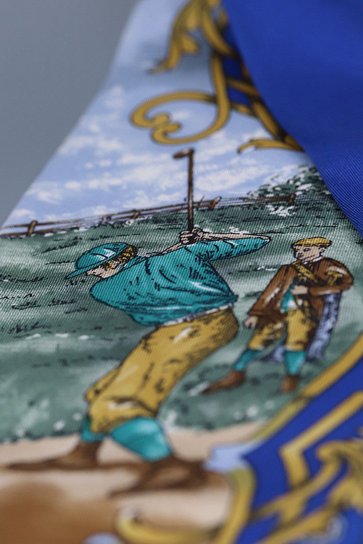 Hugo Boss × Vintage Vintage Hugo Boss Golf Scene Tie Size ONE SIZE - 9 Thumbnail