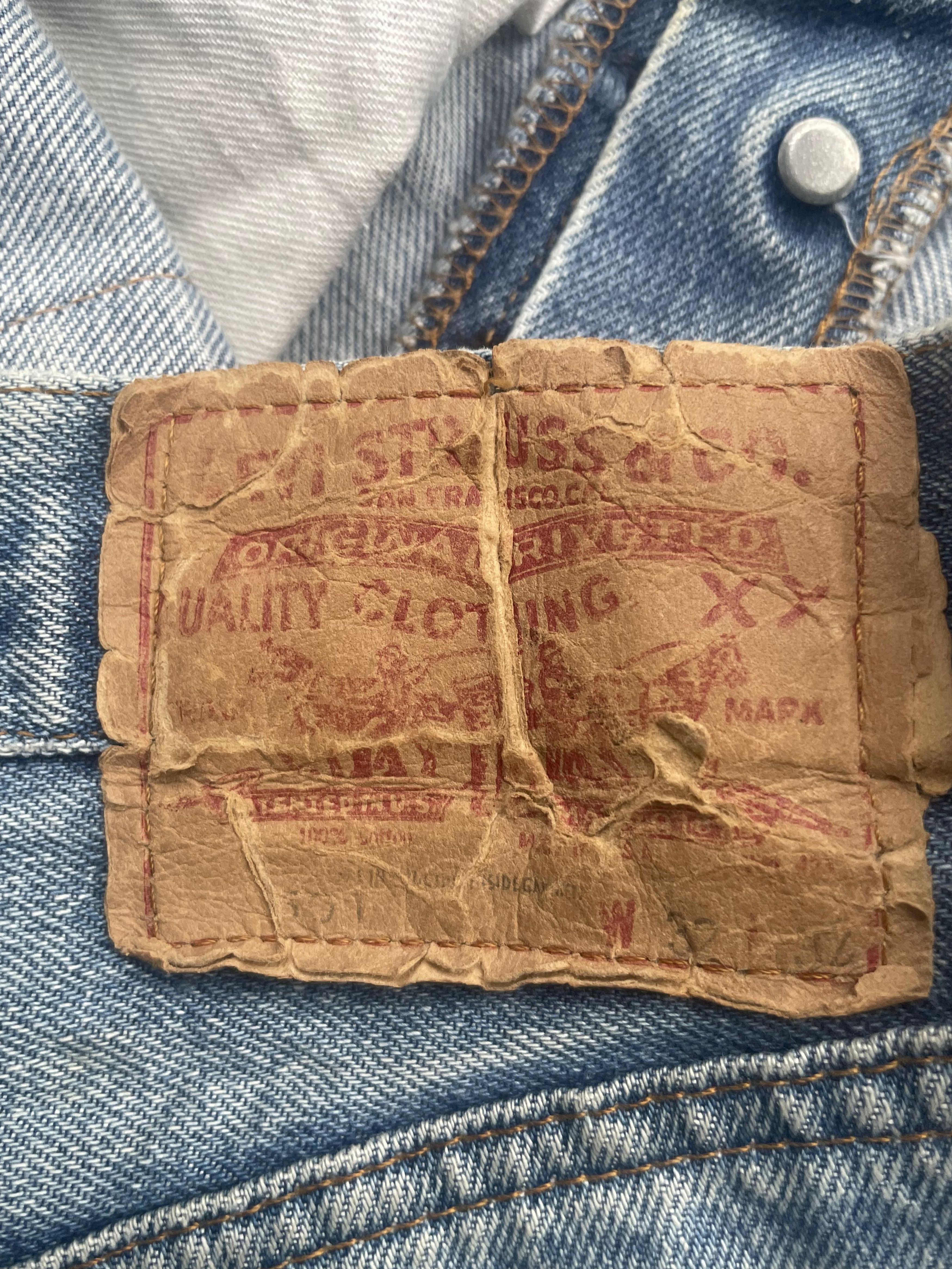 Levi's Vintage 1981 Levis 501 e Redline Denim Size US 32 / EU 48 - 5 Thumbnail